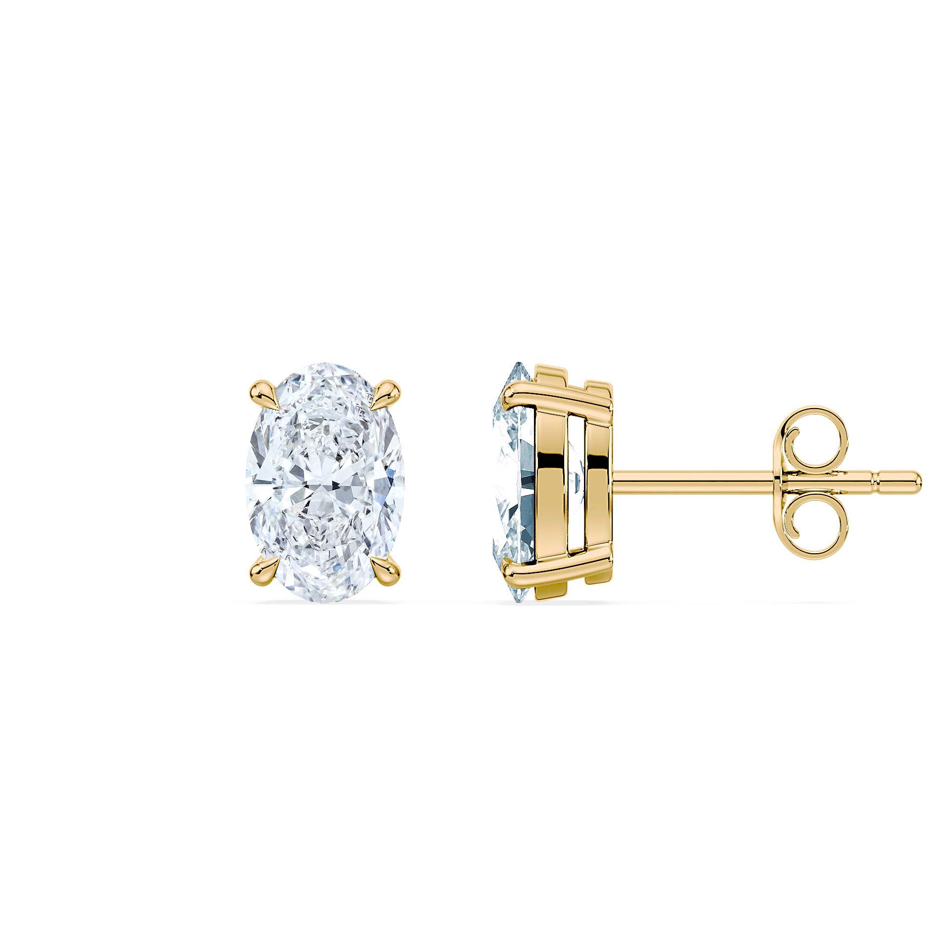 (Royal Asscher Oval - Yellow)