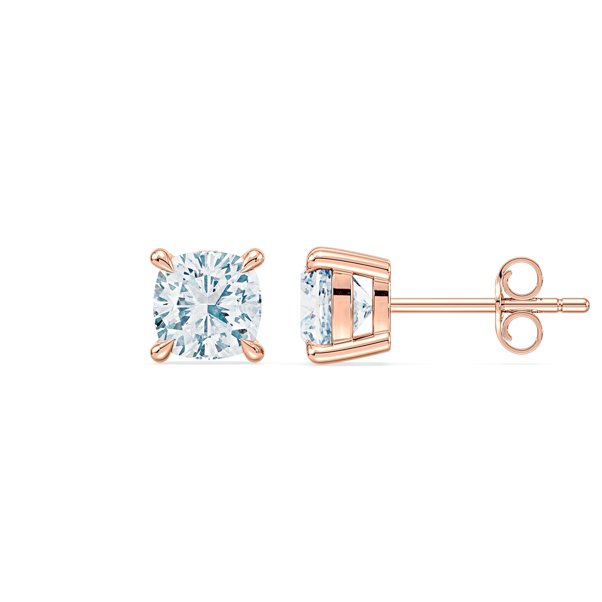 (Royal Asscher Cushion - Rose)