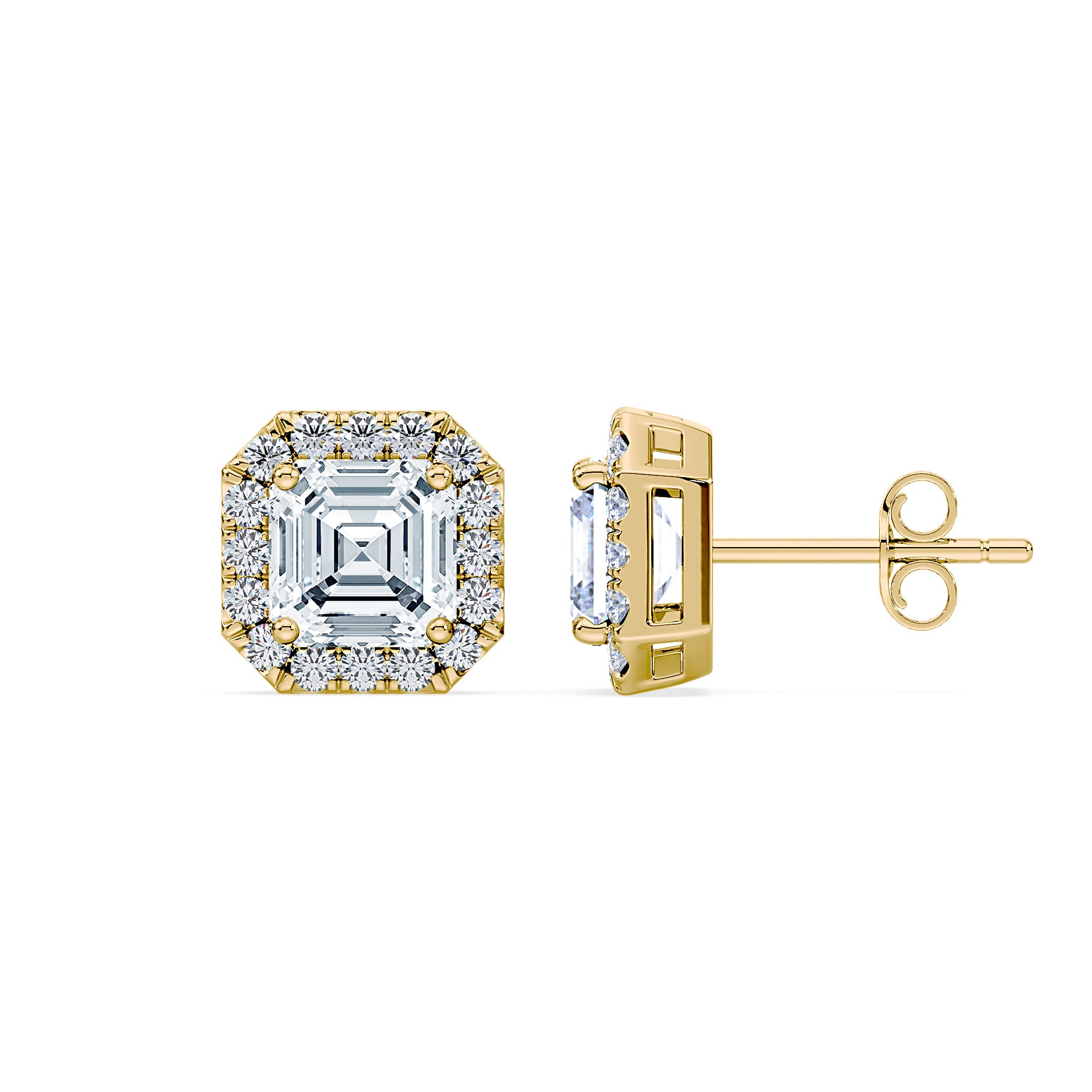 (Royal Asscher Cut - Yellow)