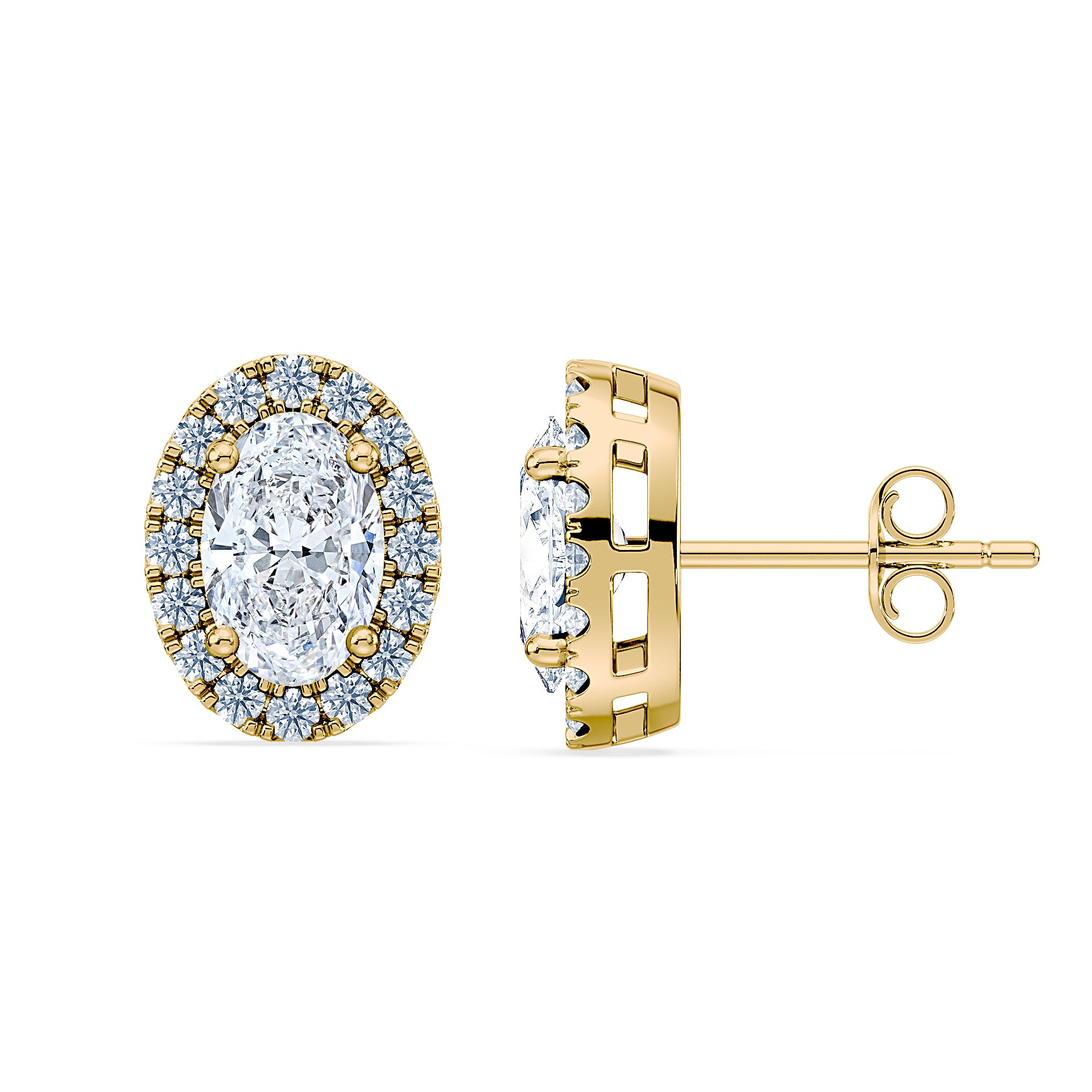 (Royal Asscher Oval - Yellow)