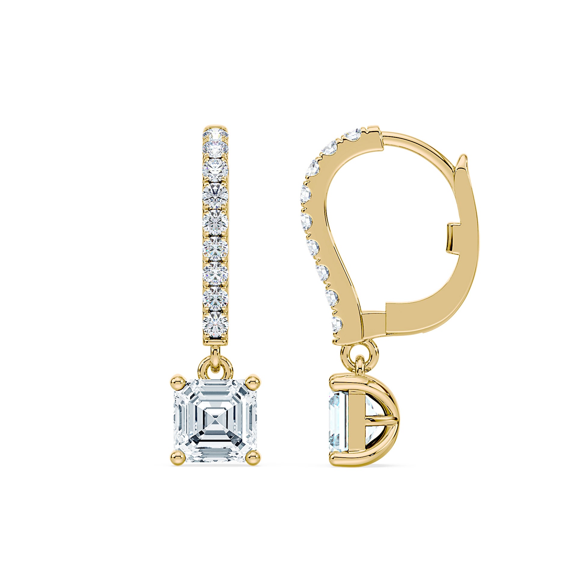 (Royal Asscher Cut - Yellow)