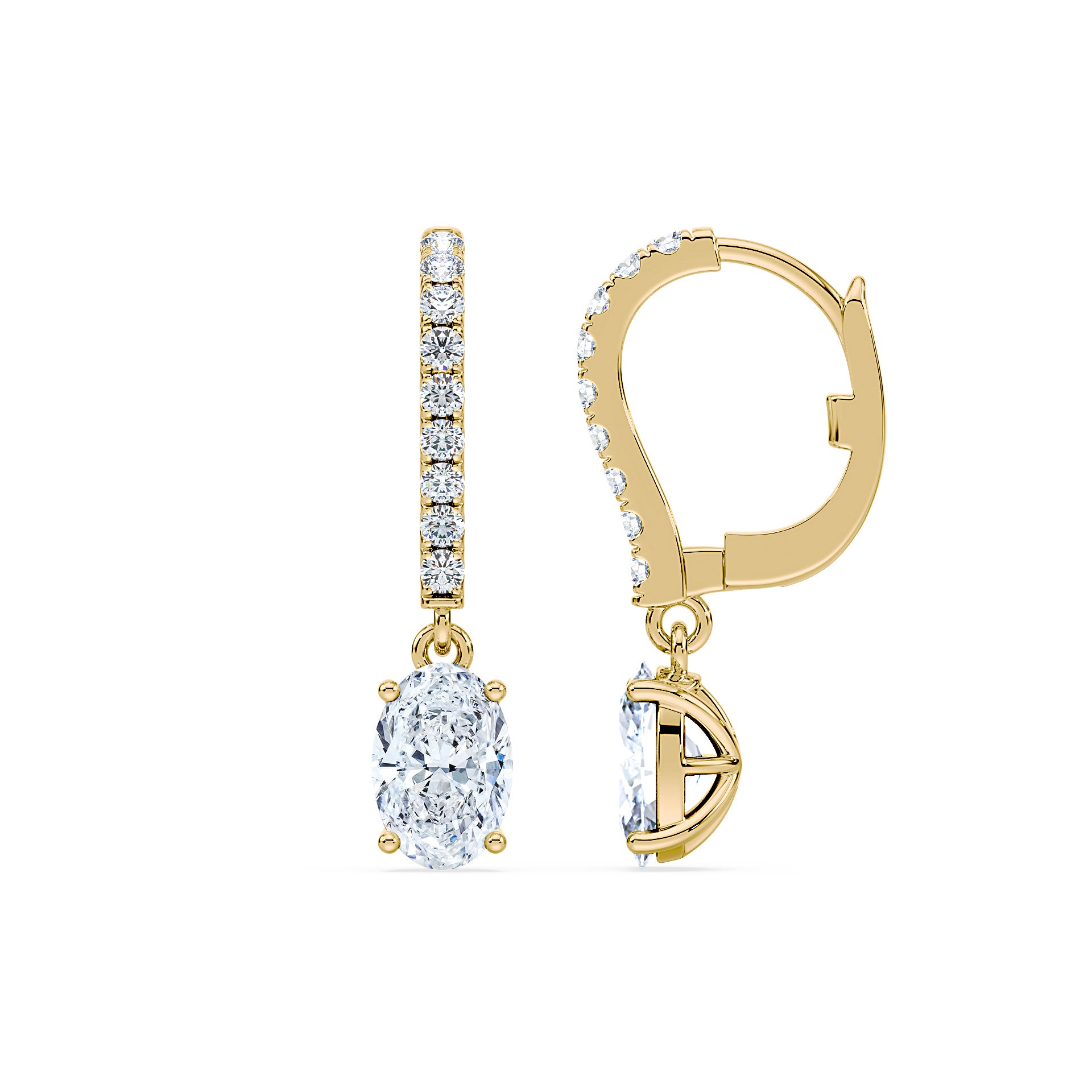 (Royal Asscher Oval - Yellow)