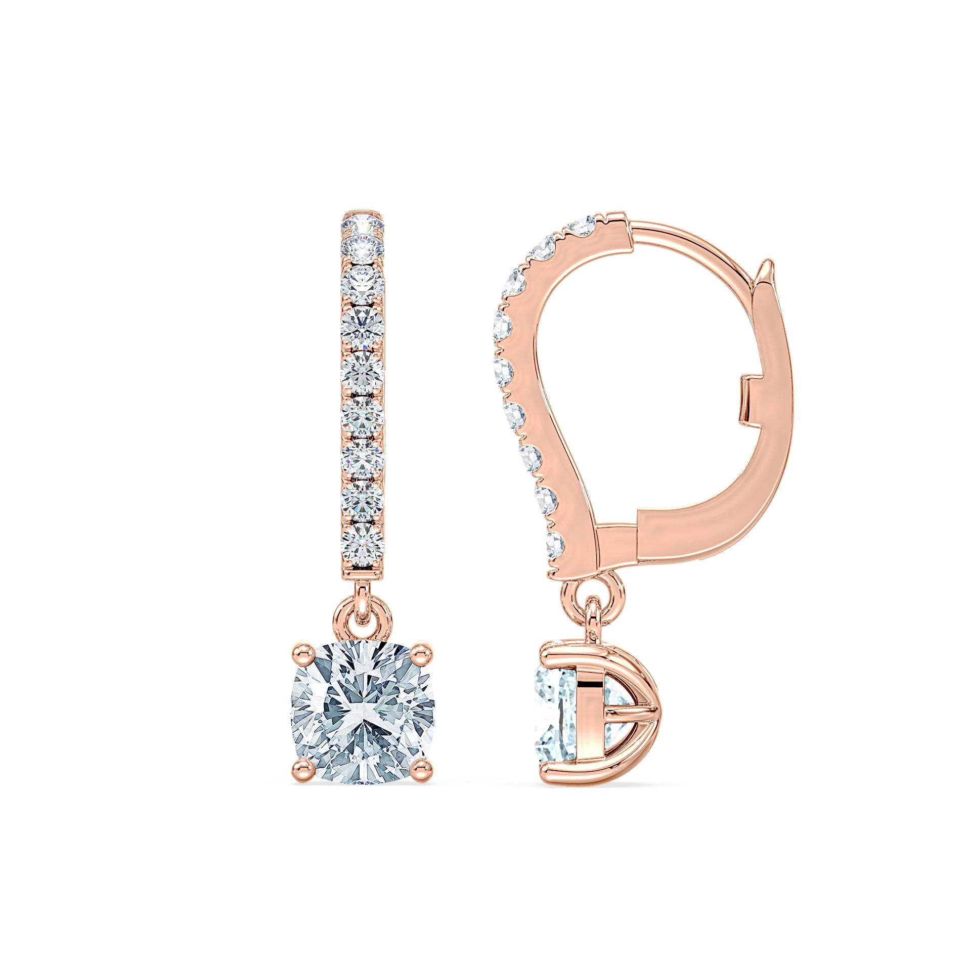 (Royal Asscher Cushion - Rose)