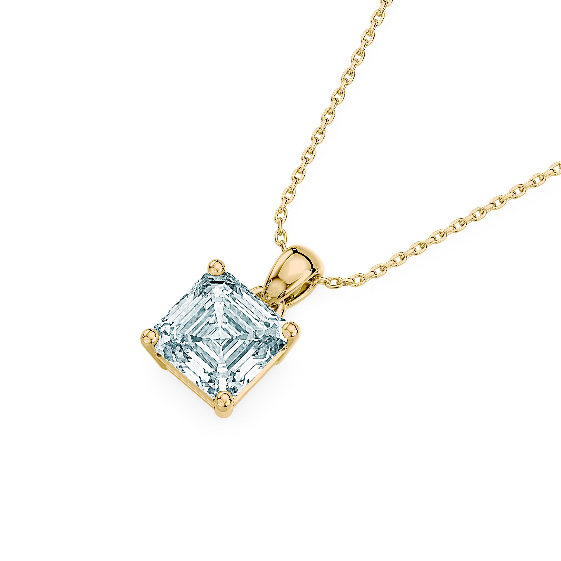 (Royal Asscher Cut - Yellow)