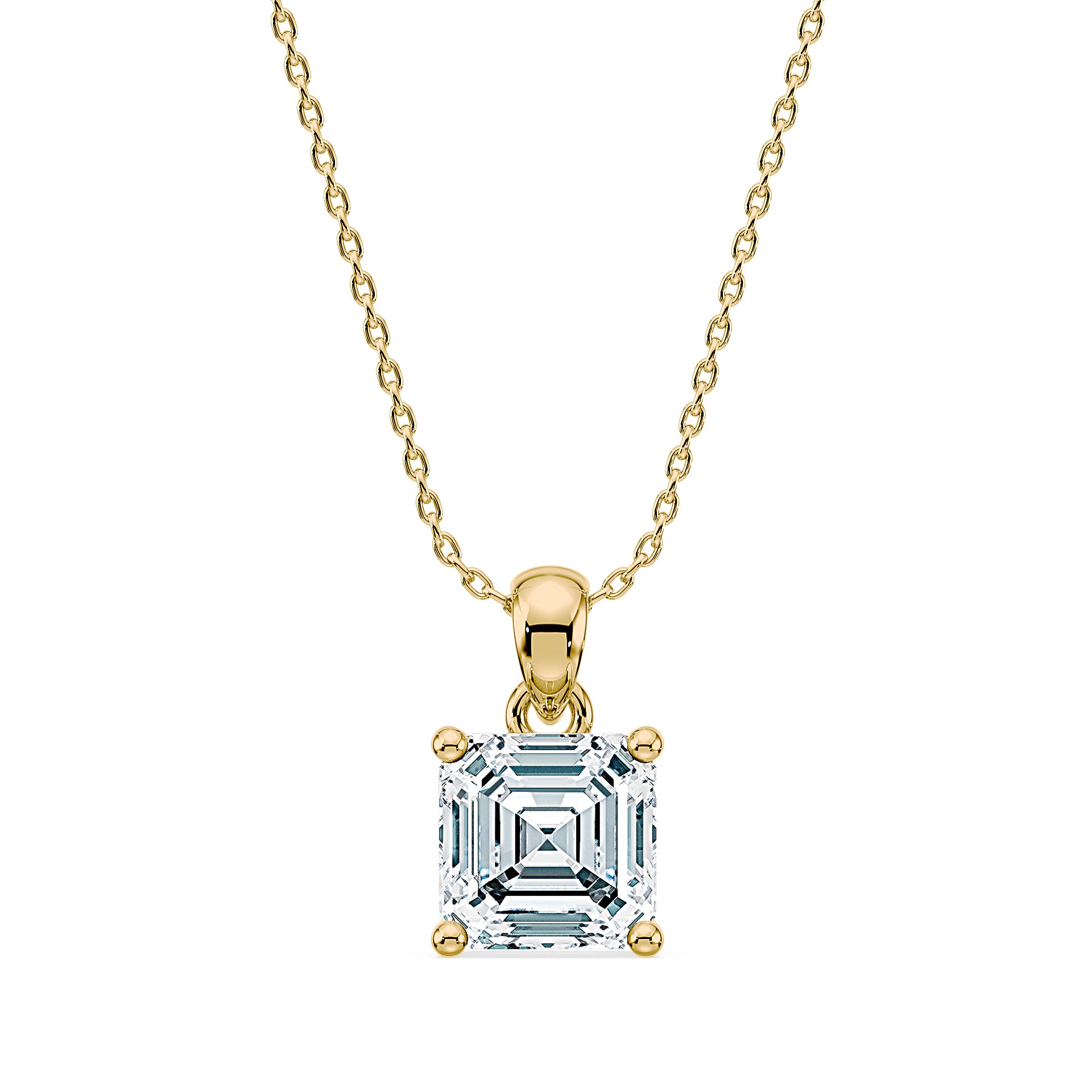(Royal Asscher Cut - Yellow)