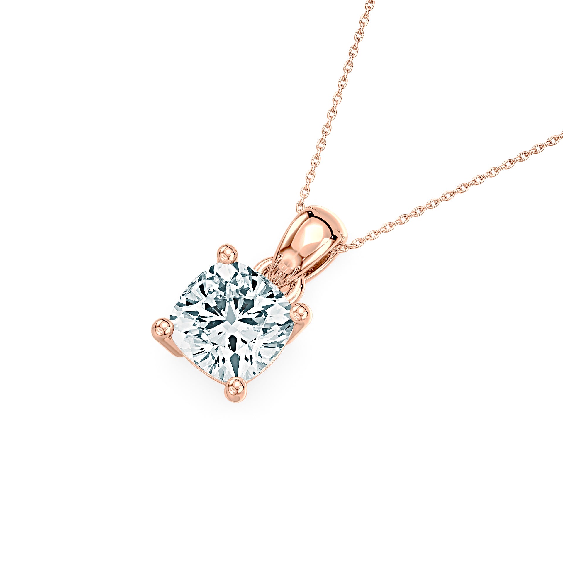 (Royal Asscher Cushion - Rose)