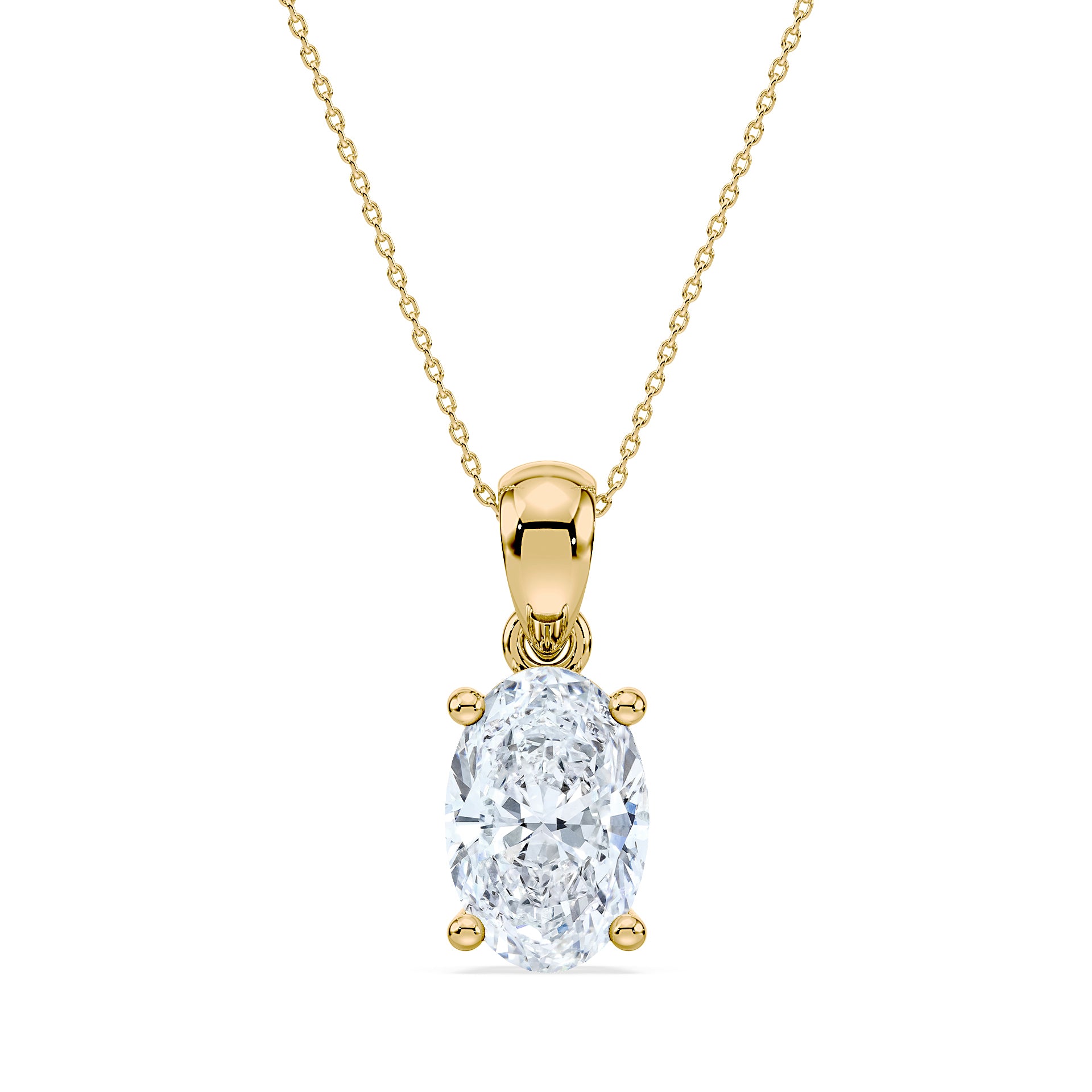 (Royal Asscher Oval - Yellow)