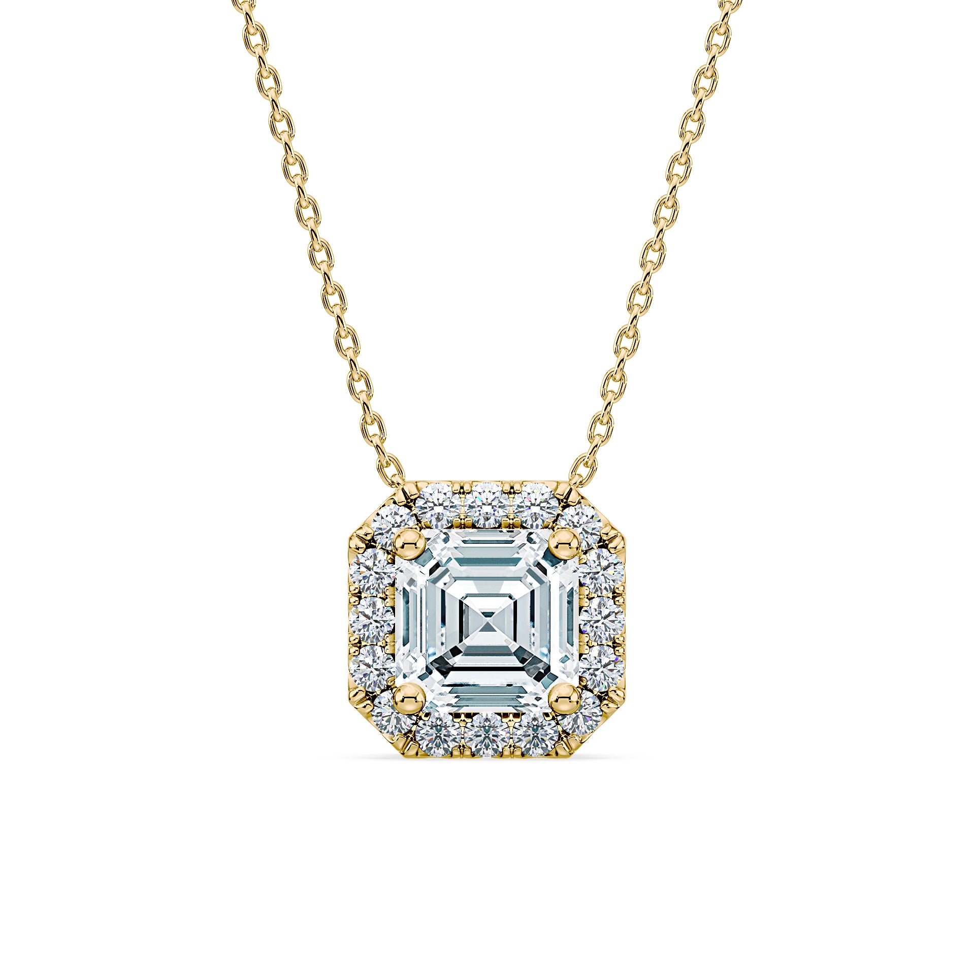 (Royal Asscher Cut - Yellow)