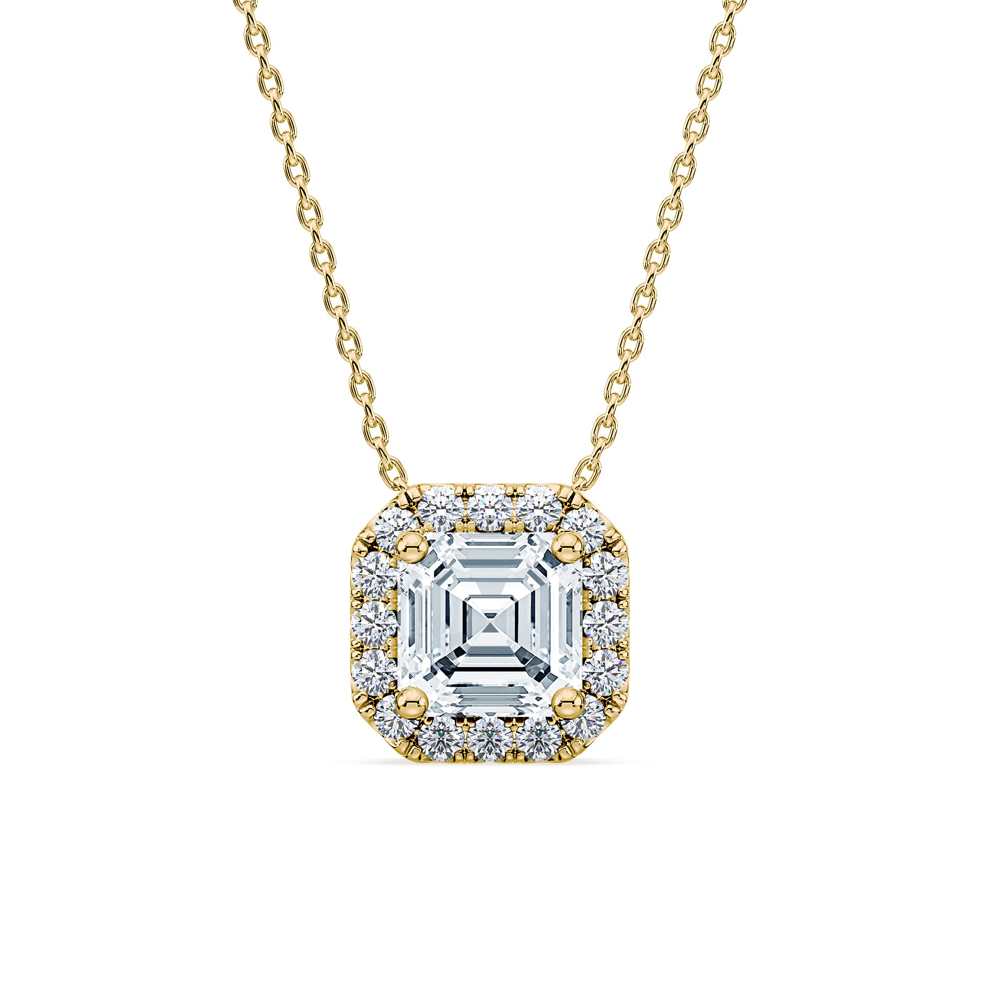 (Royal Asscher Cut - Yellow)