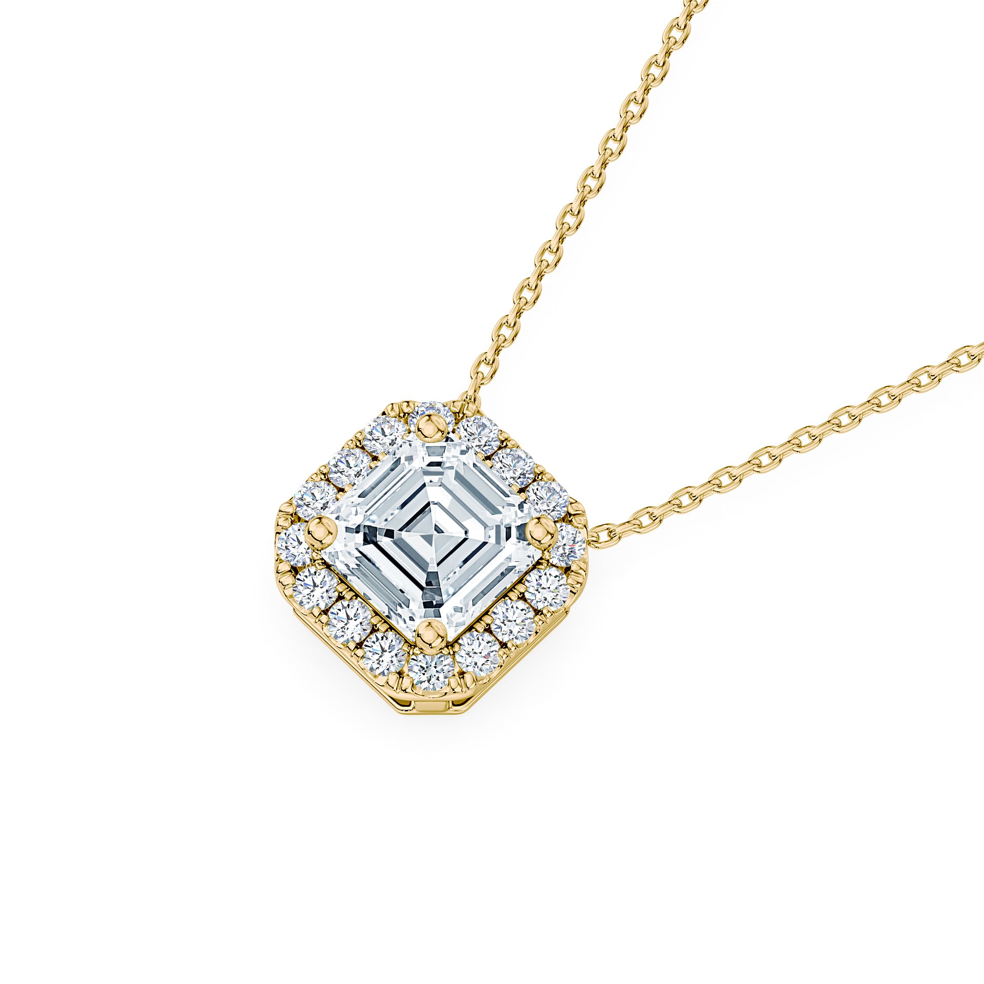 (Royal Asscher Cut - Yellow)