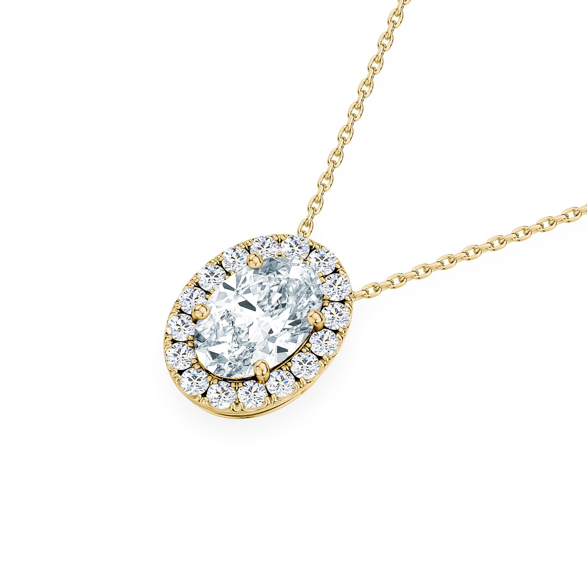 (Royal Asscher Oval - Yellow)