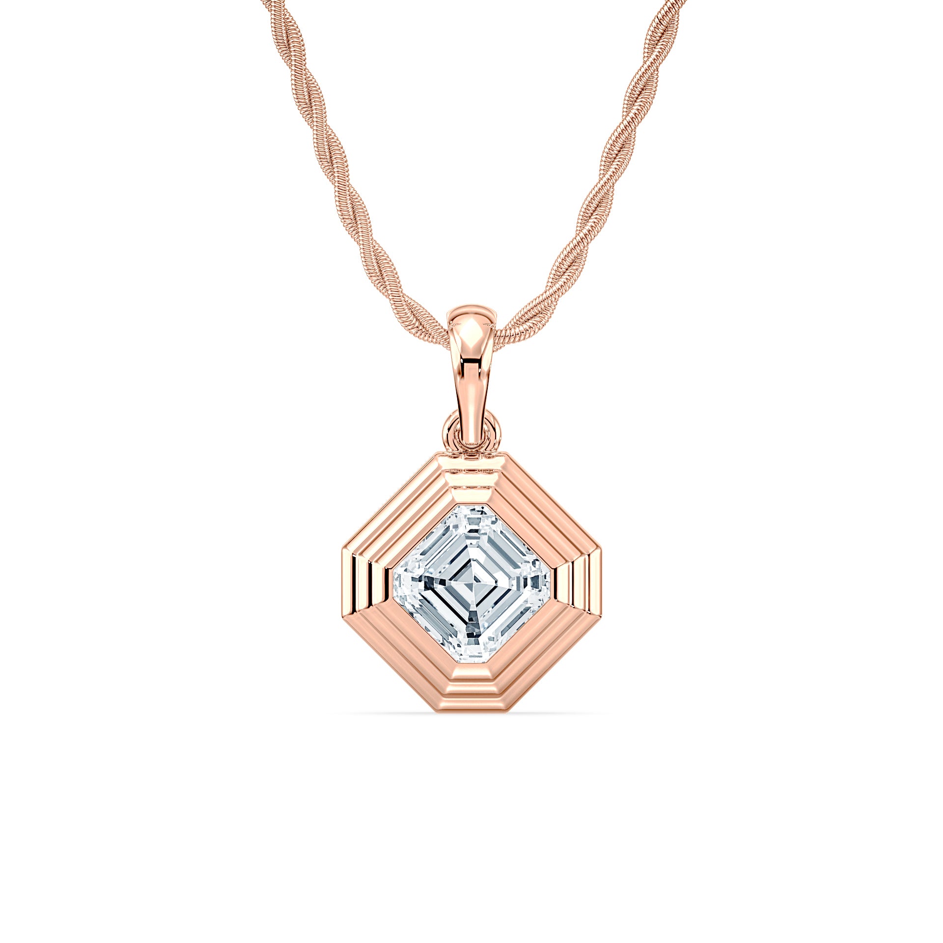 (Royal Asscher Cut - Rose)