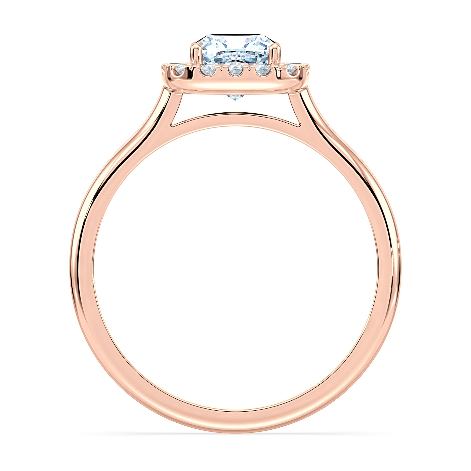 (Royal Asscher Cushion - Rose)