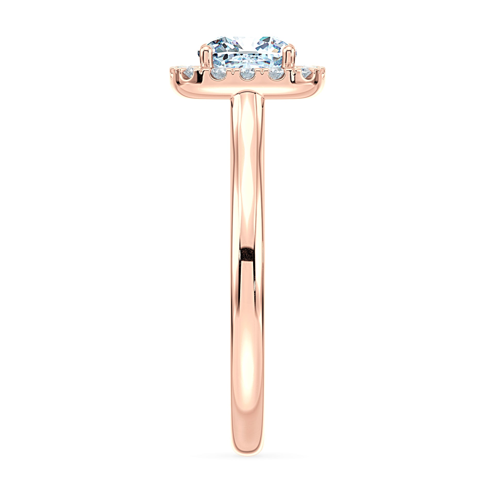 (Royal Asscher Cushion - Rose)