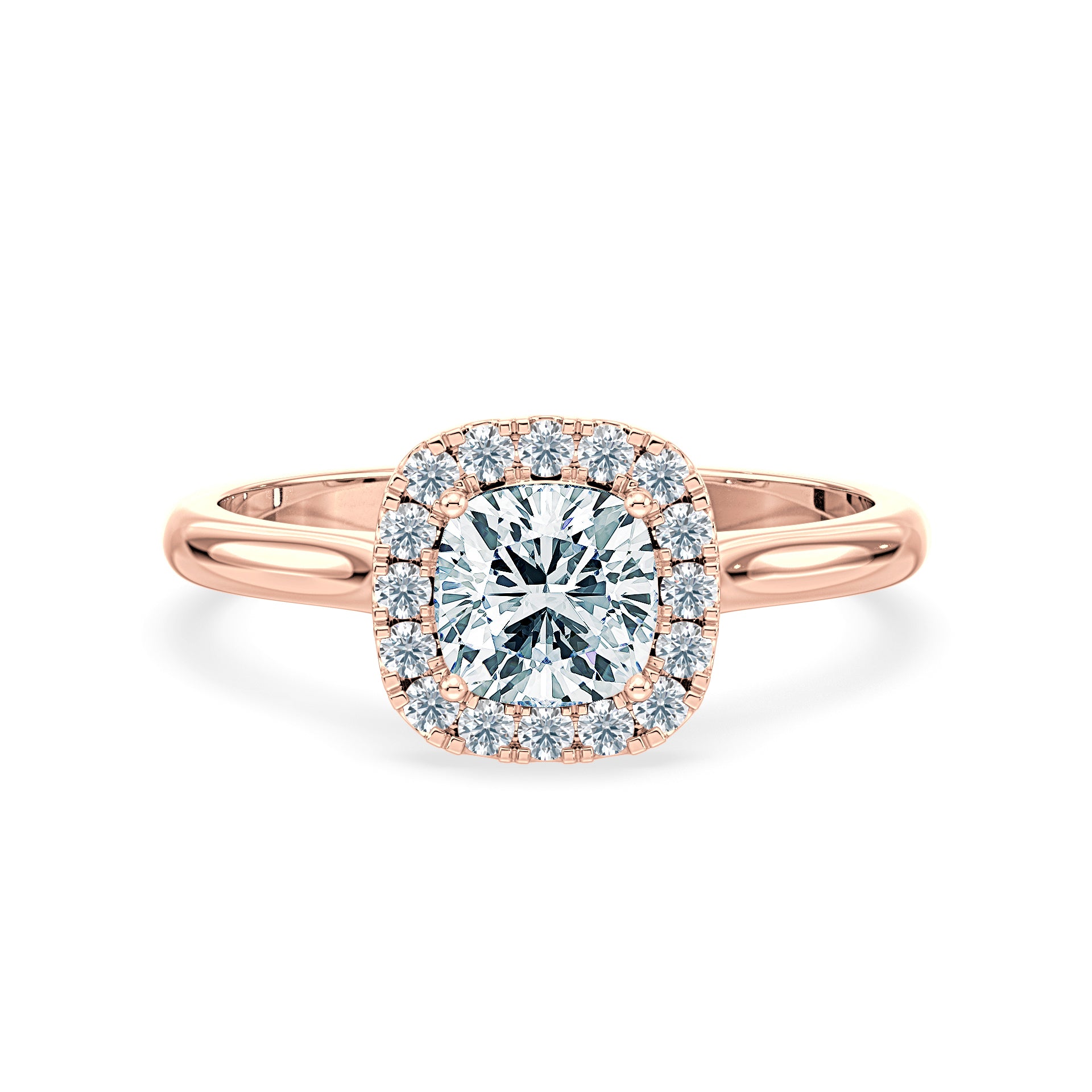 (Royal Asscher Cushion - Rose)