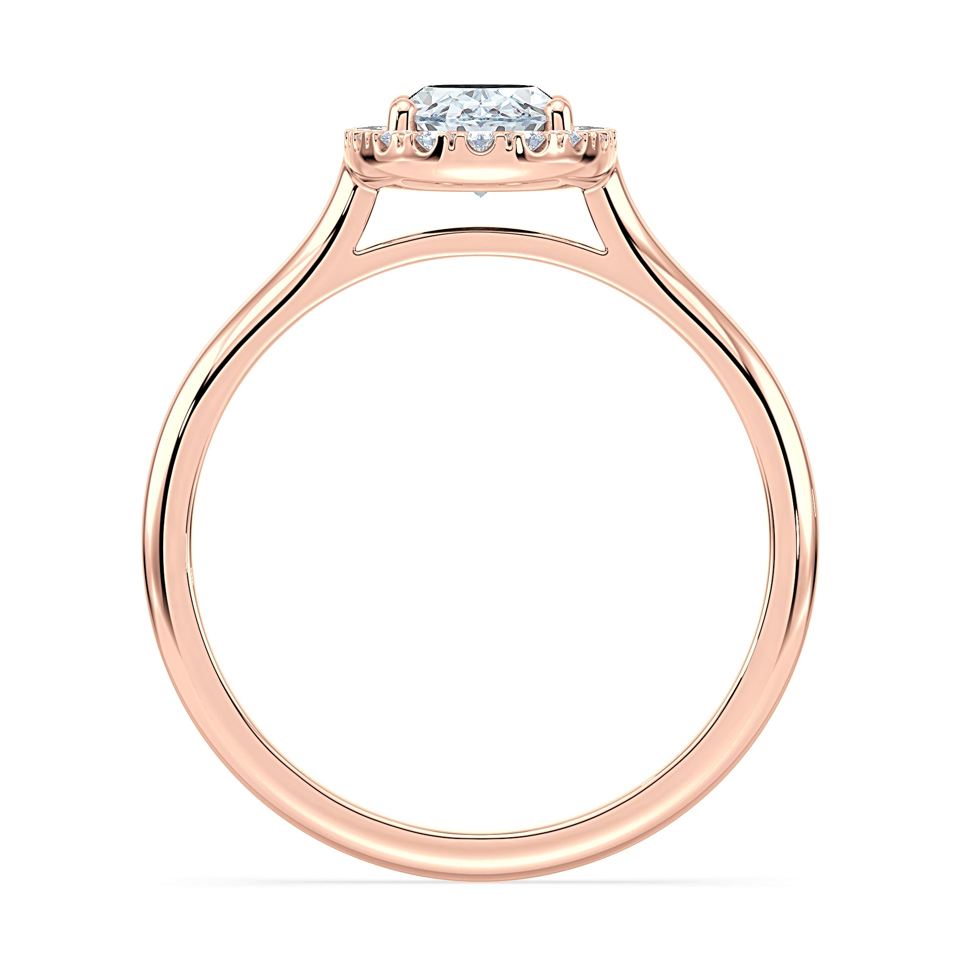 (Royal Asscher Oval - Rose)