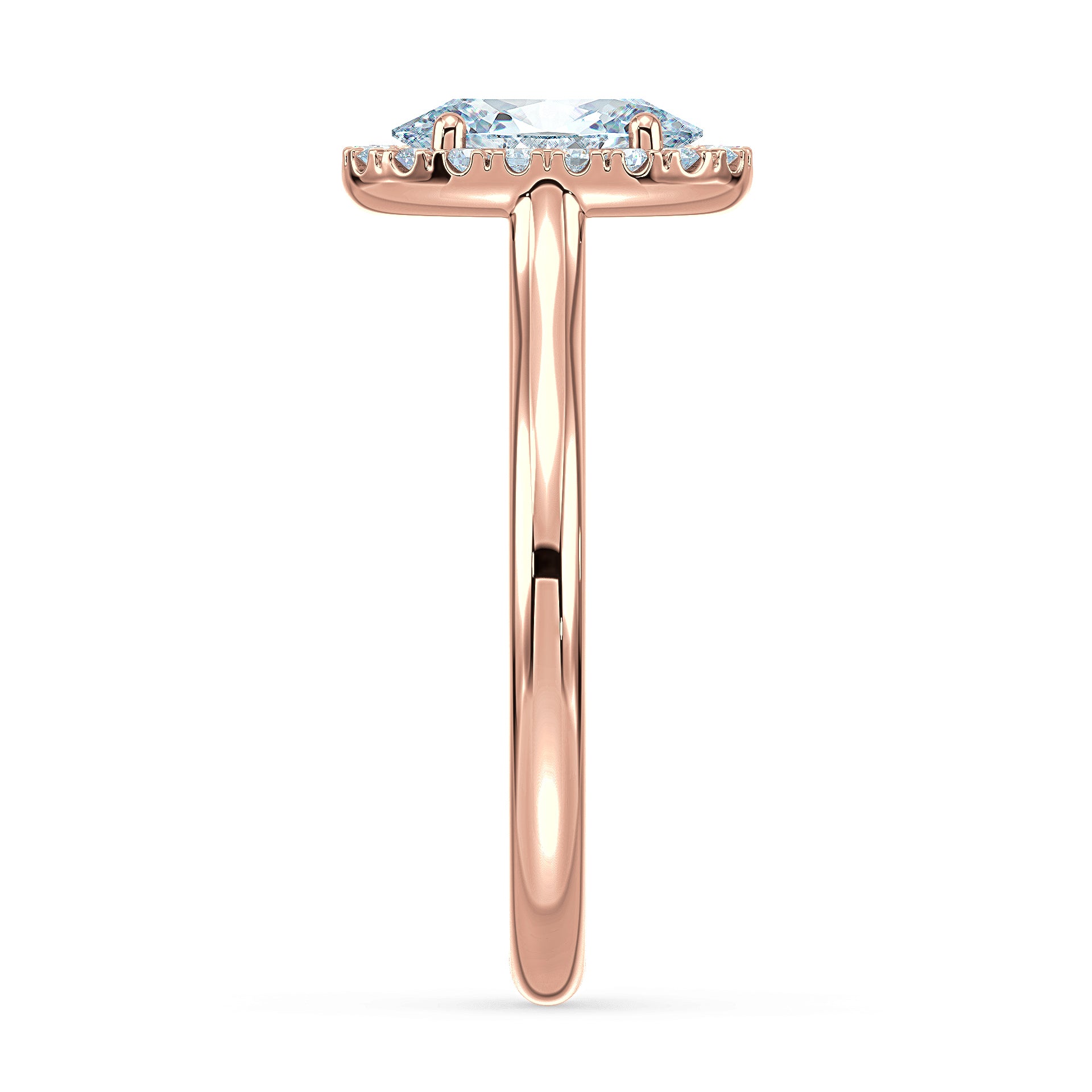 (Royal Asscher Oval - Rose)