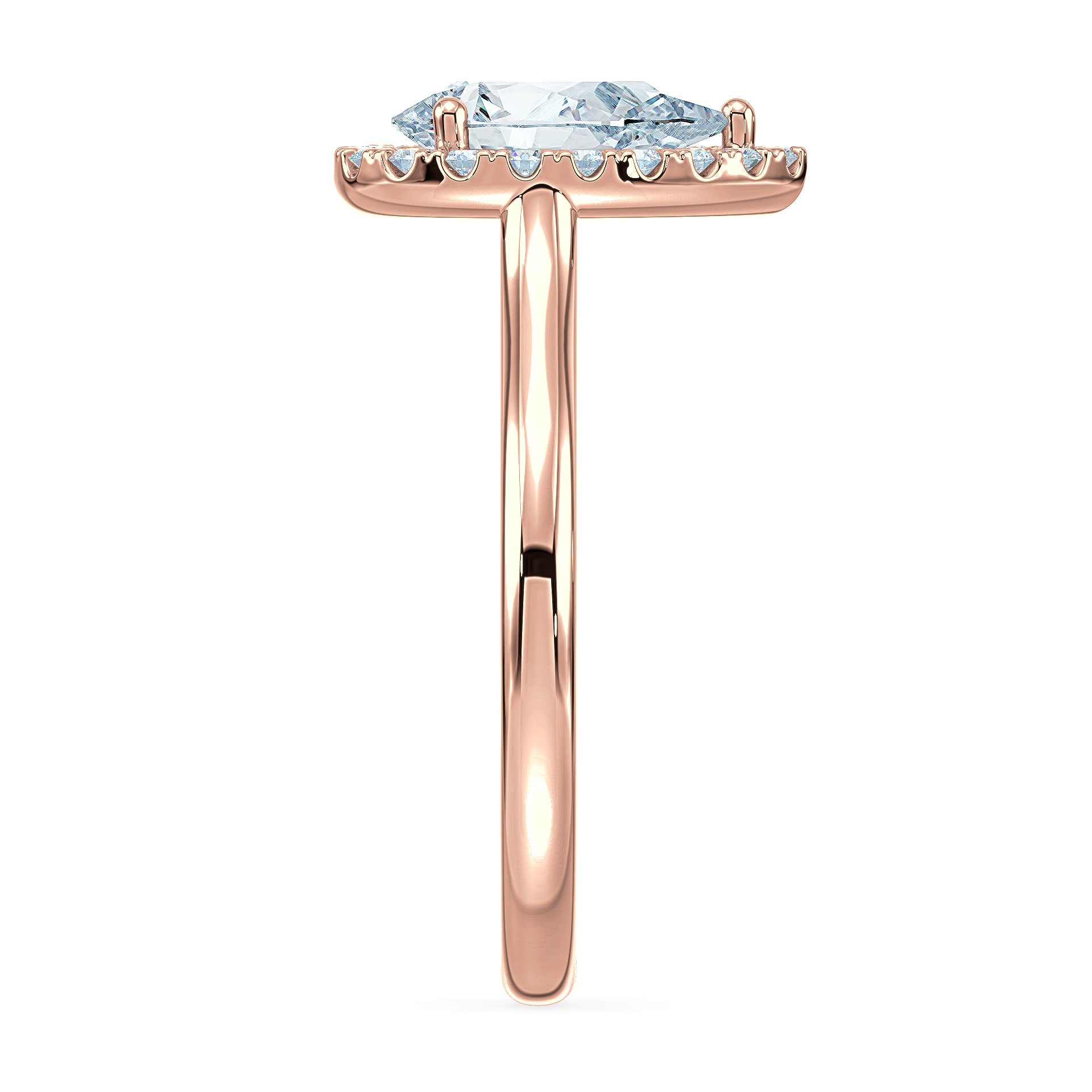 (Royal Asscher Pear - Rose)