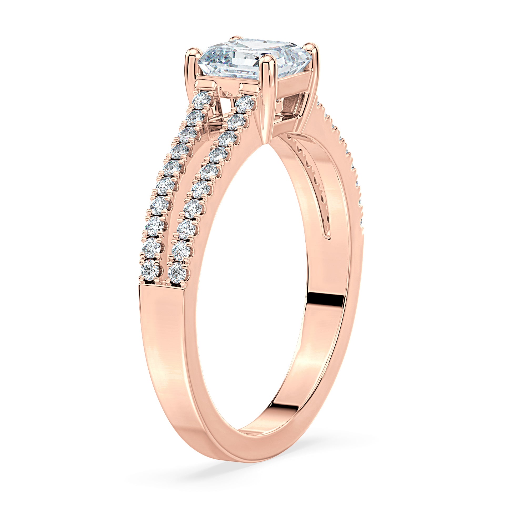 (Royal Asscher Cut - Rose)