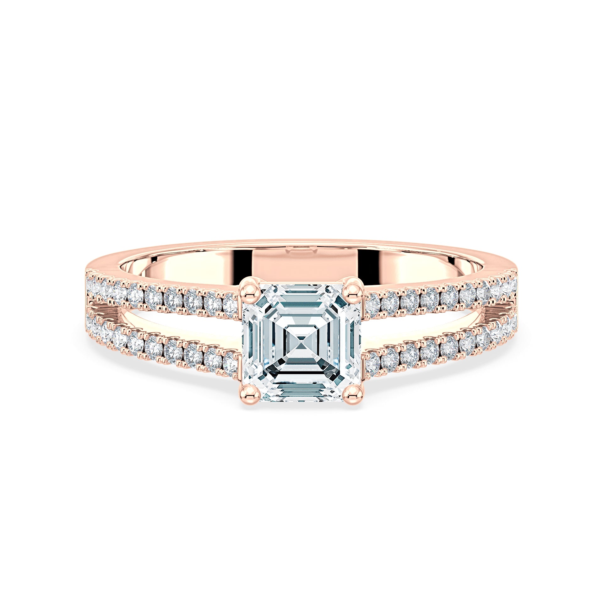 (Royal Asscher Cut - Rose)