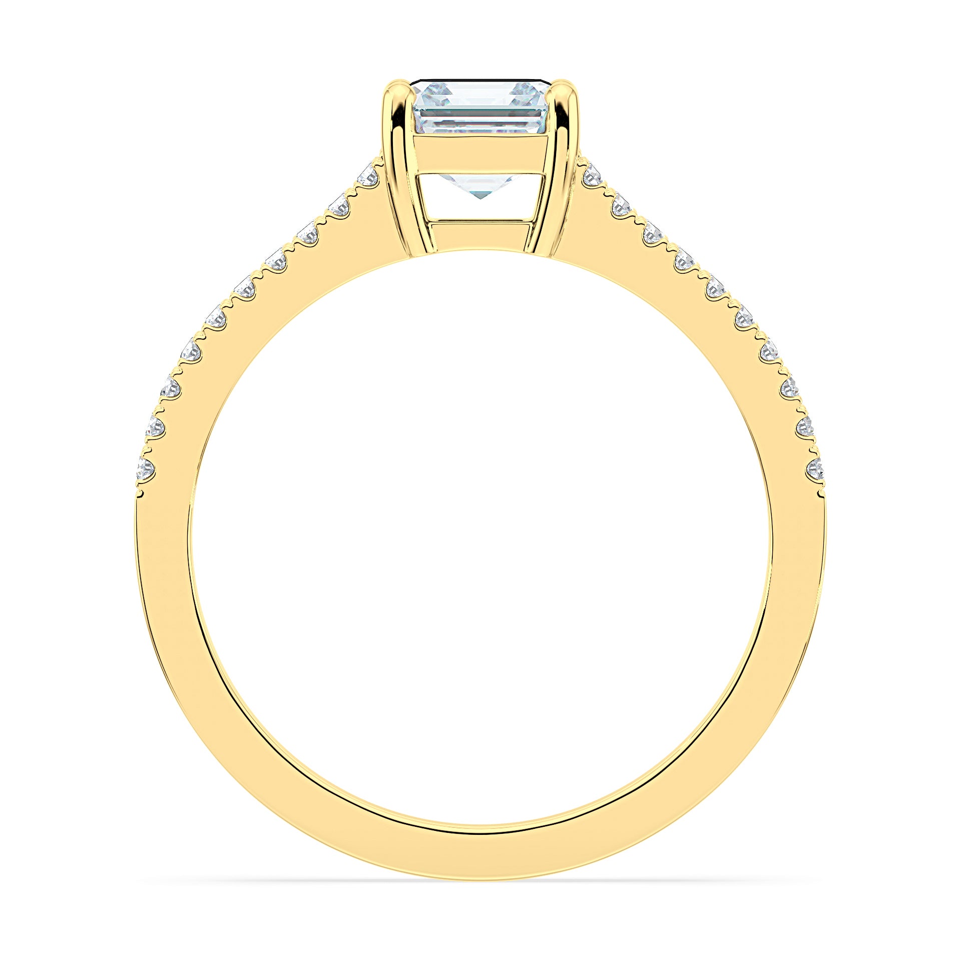 (Royal Asscher Cut - Yellow)