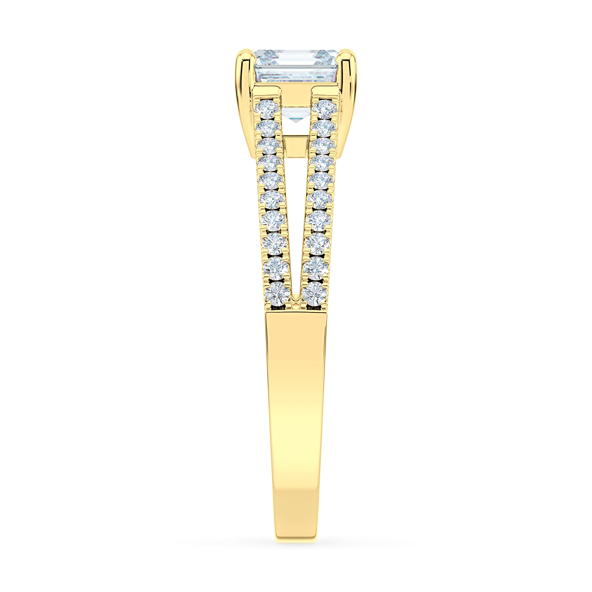 (Royal Asscher Cut - Yellow)