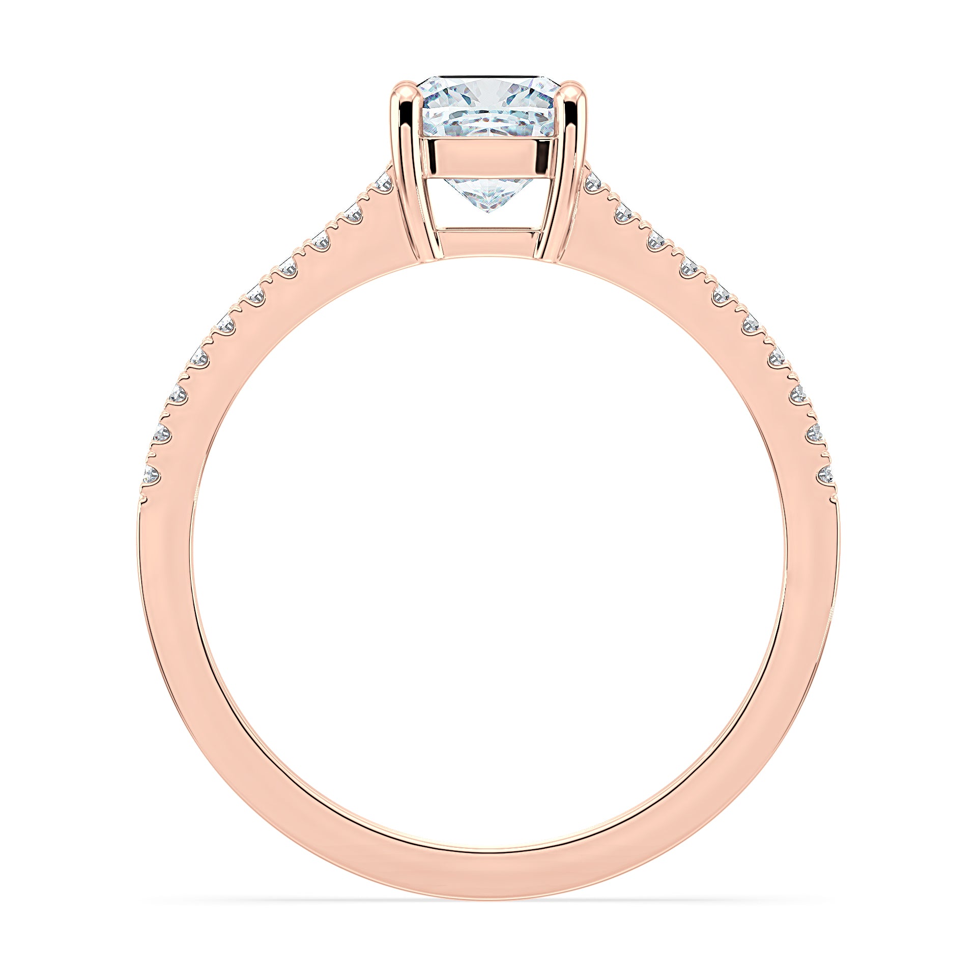 (Royal Asscher Cushion - Rose)