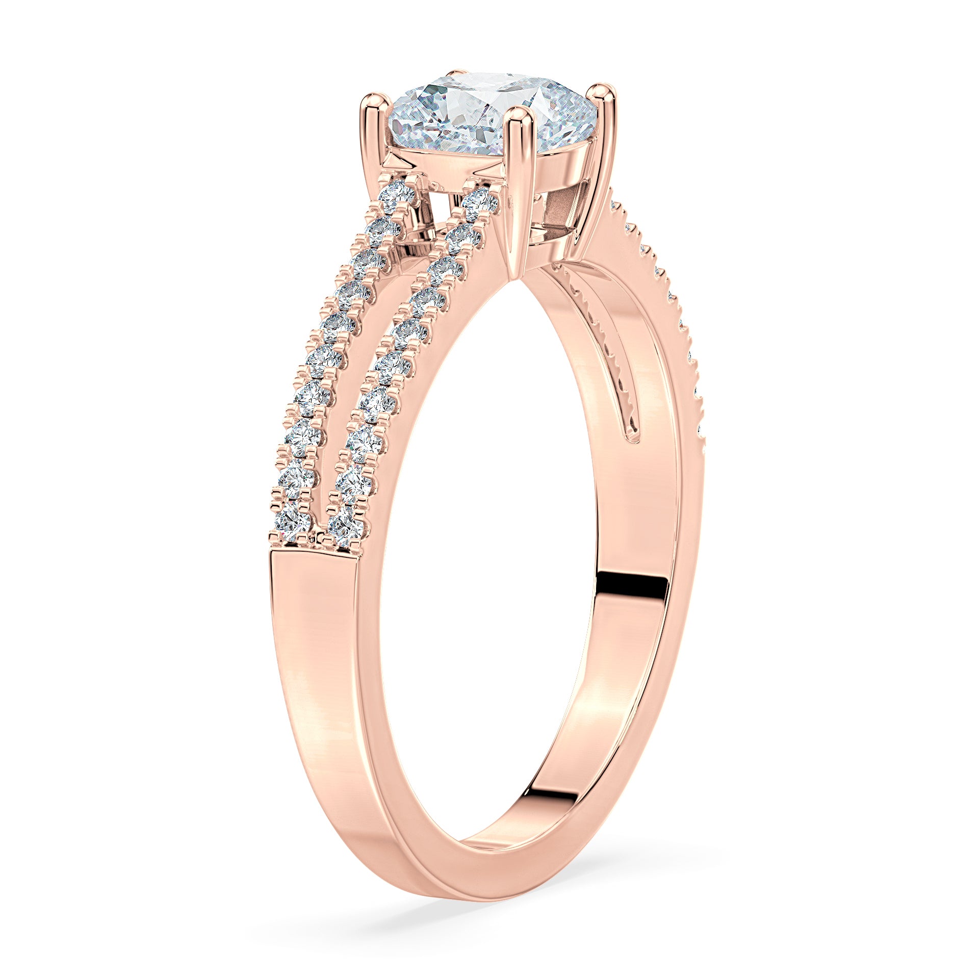 (Royal Asscher Cushion - Rose)