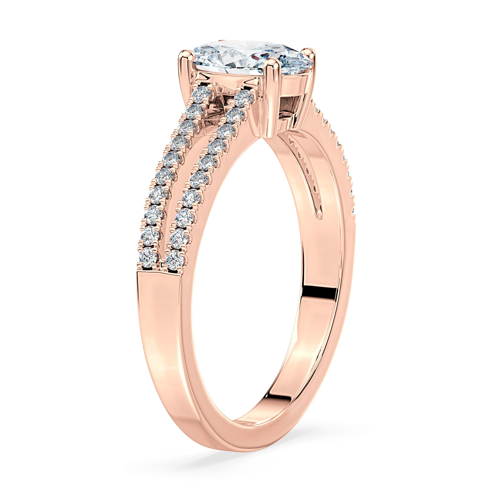 (Royal Asscher Oval - Rose)