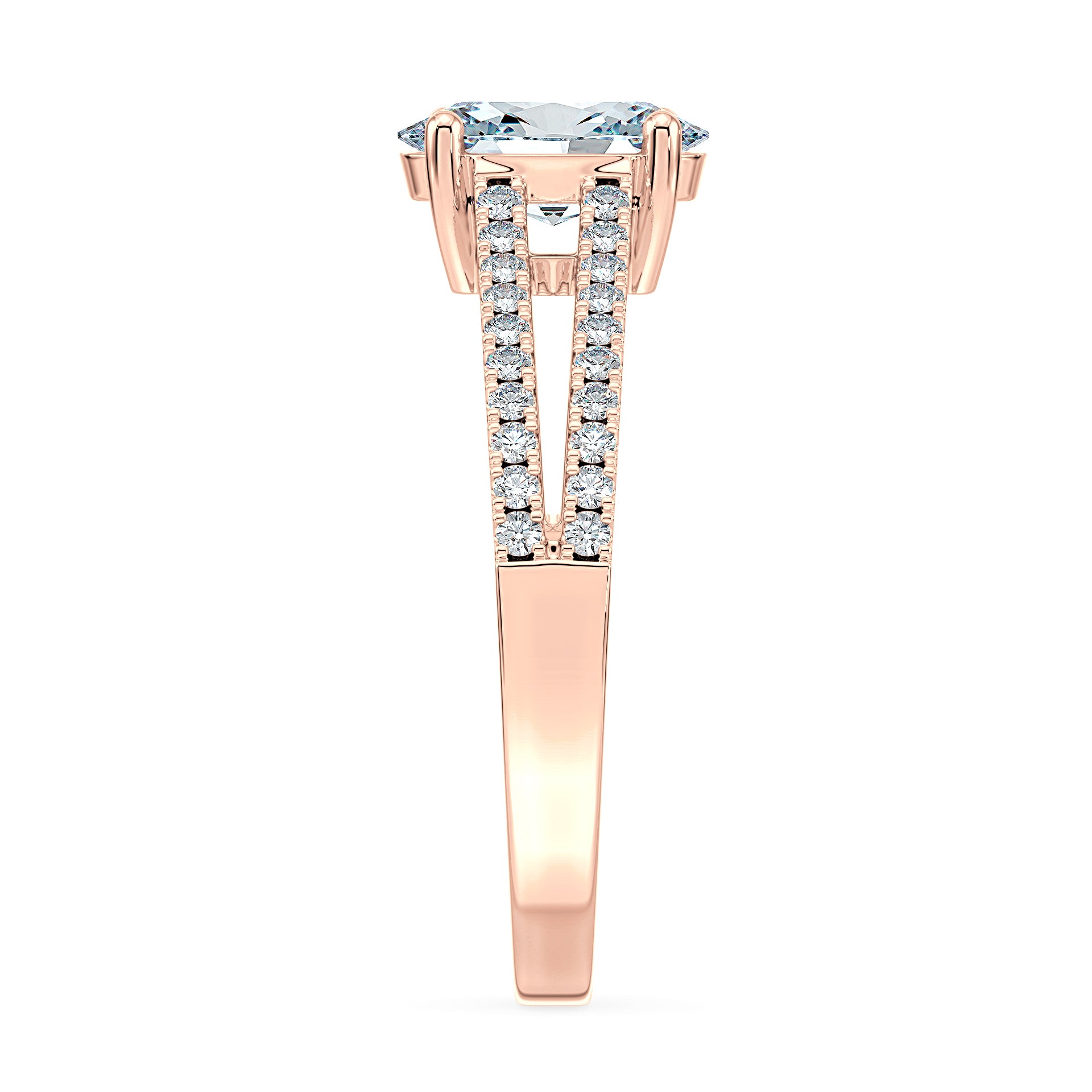 (Royal Asscher Oval - Rose)