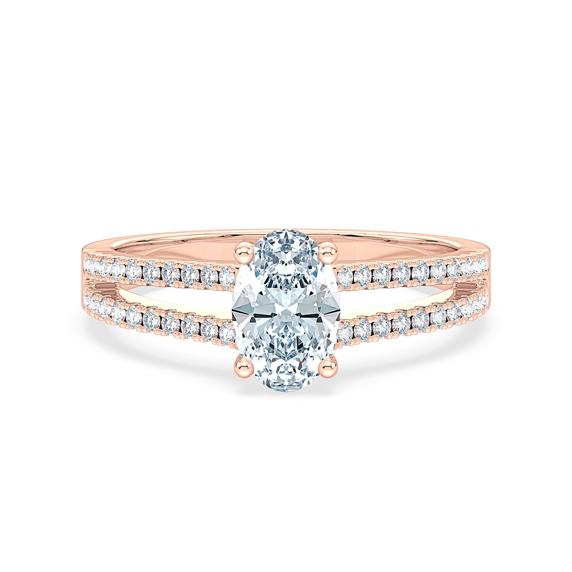(Royal Asscher Oval - Rose)