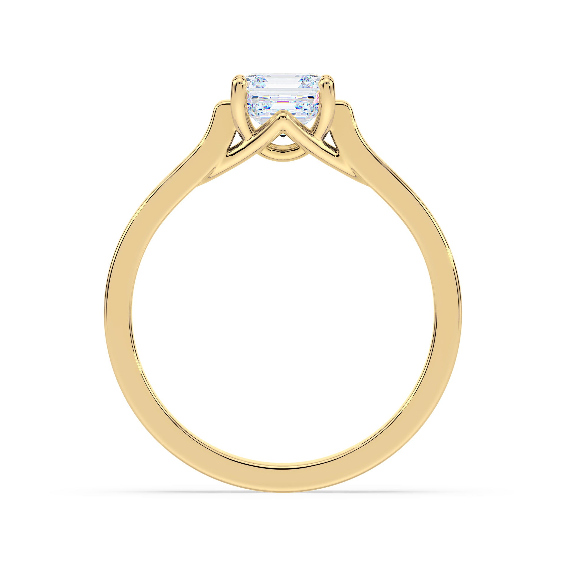 (Royal Asscher Cut - Yellow)