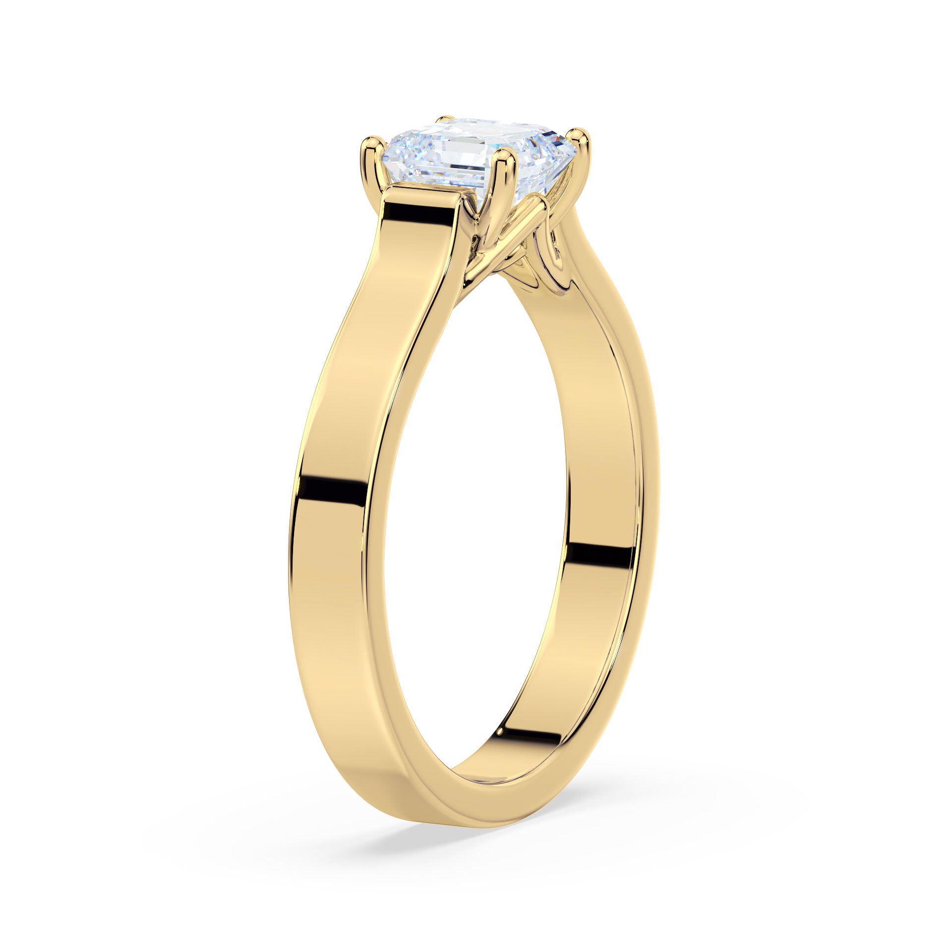 (Royal Asscher Cut - Yellow)