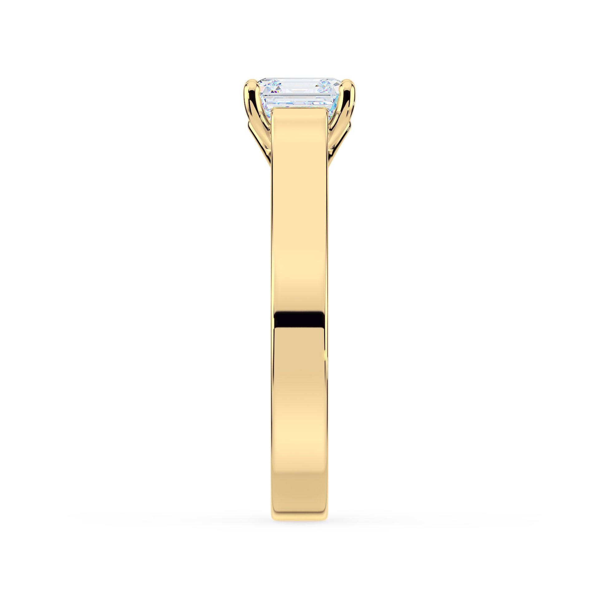 (Royal Asscher Cut - Yellow)