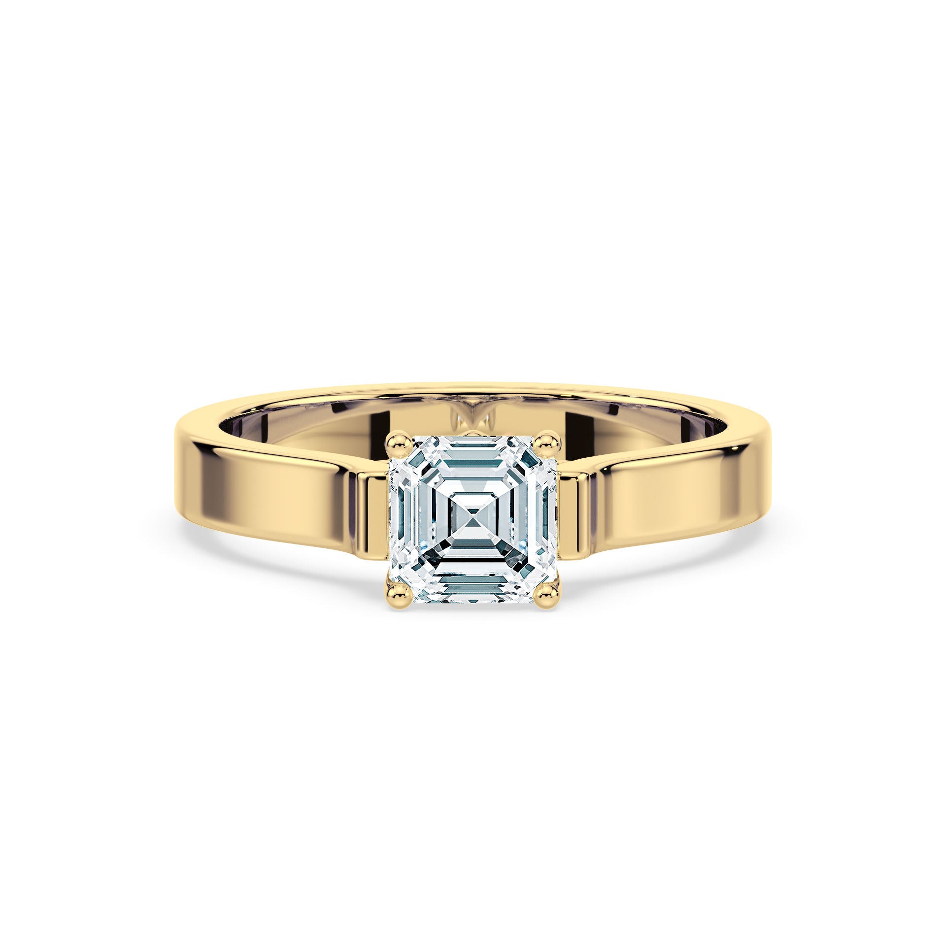 (Royal Asscher Cut - Yellow)