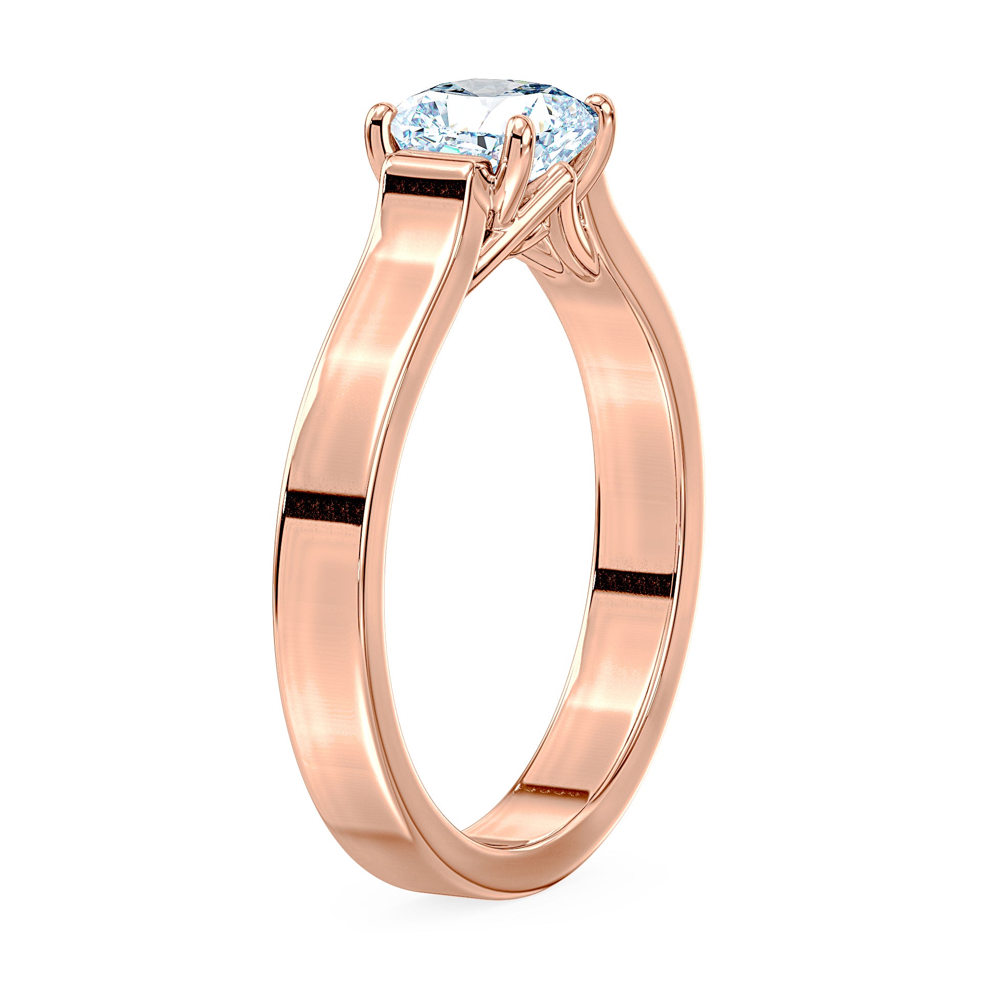 (Royal Asscher Cushion - Rose)