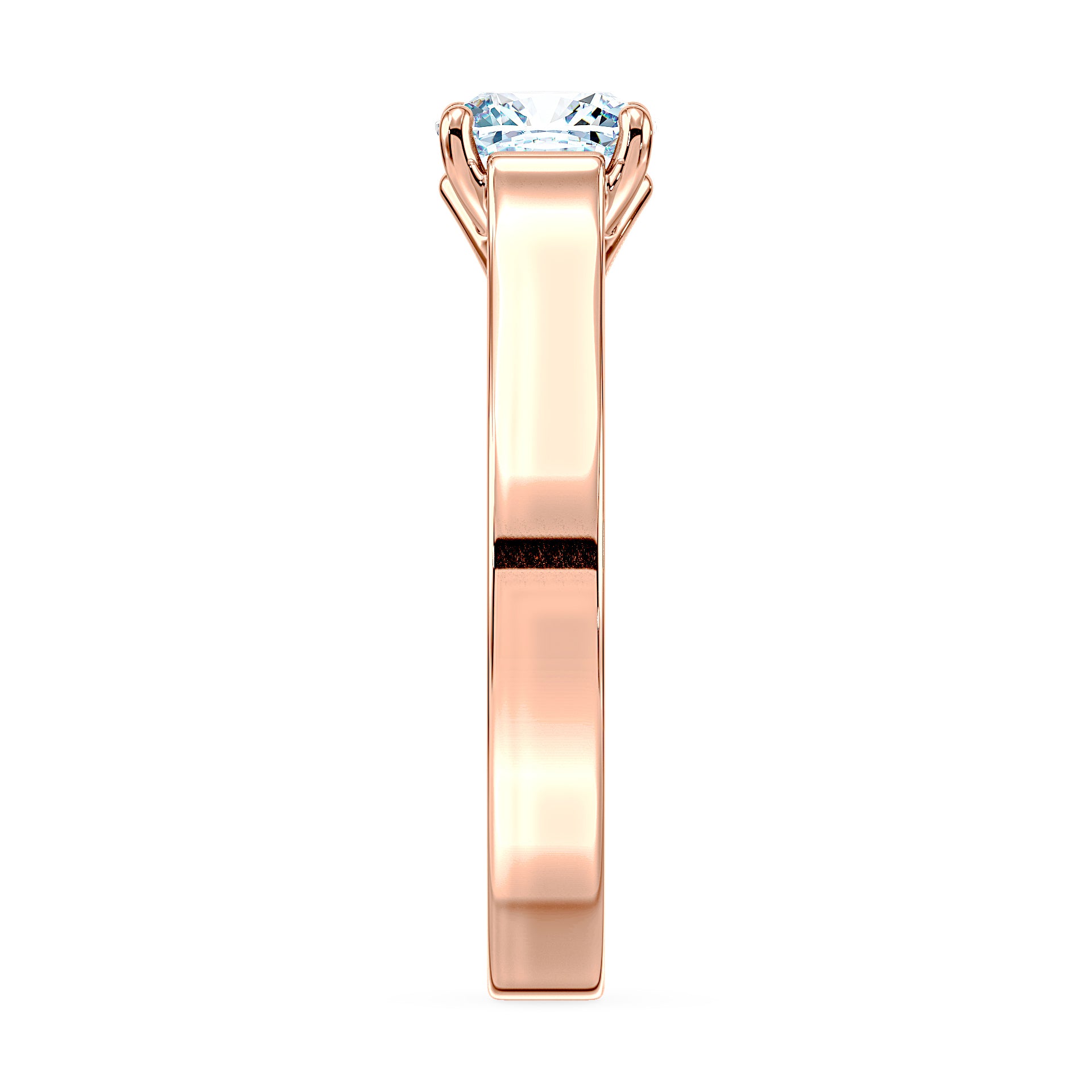 (Royal Asscher Cushion - Rose)