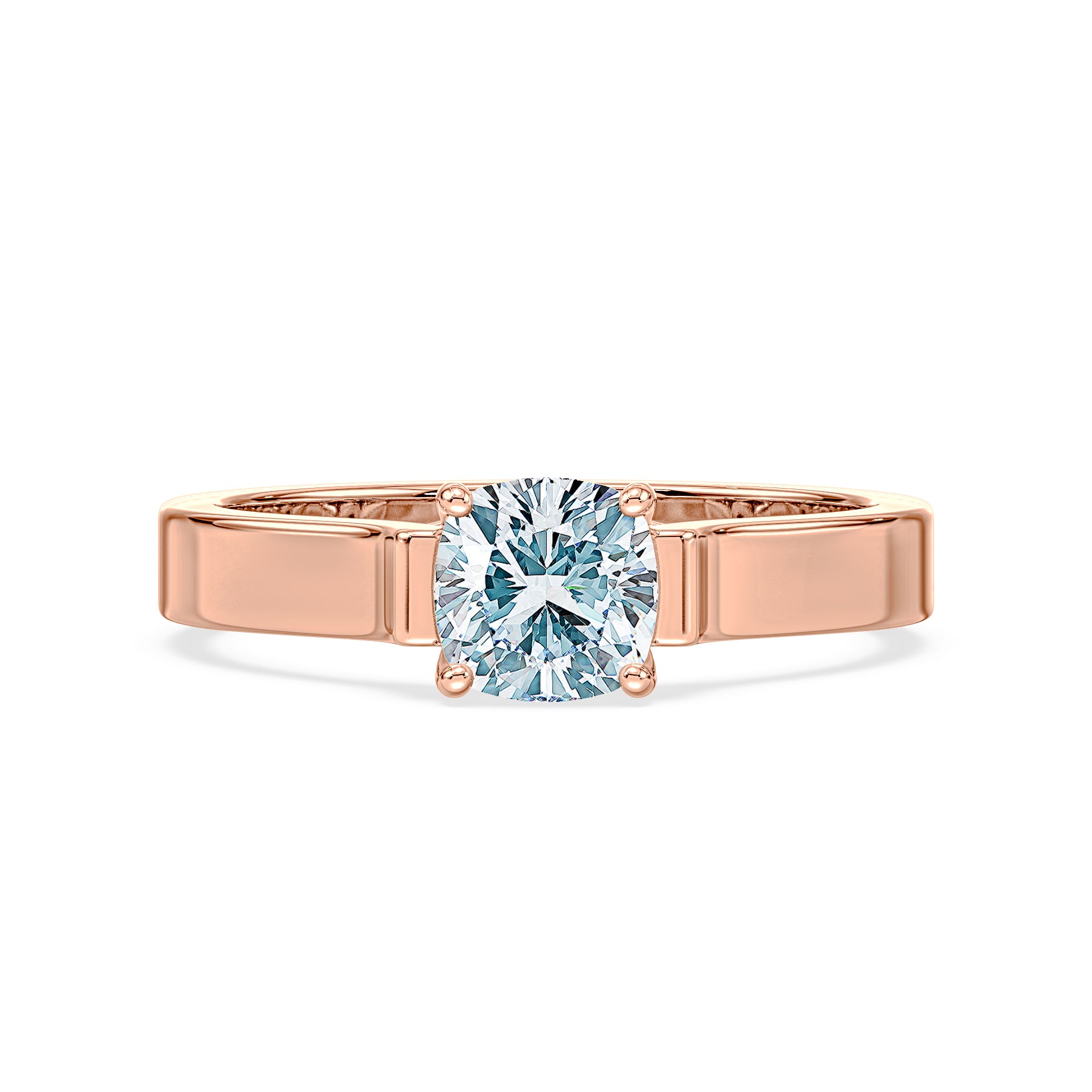 (Royal Asscher Cushion - Rose)