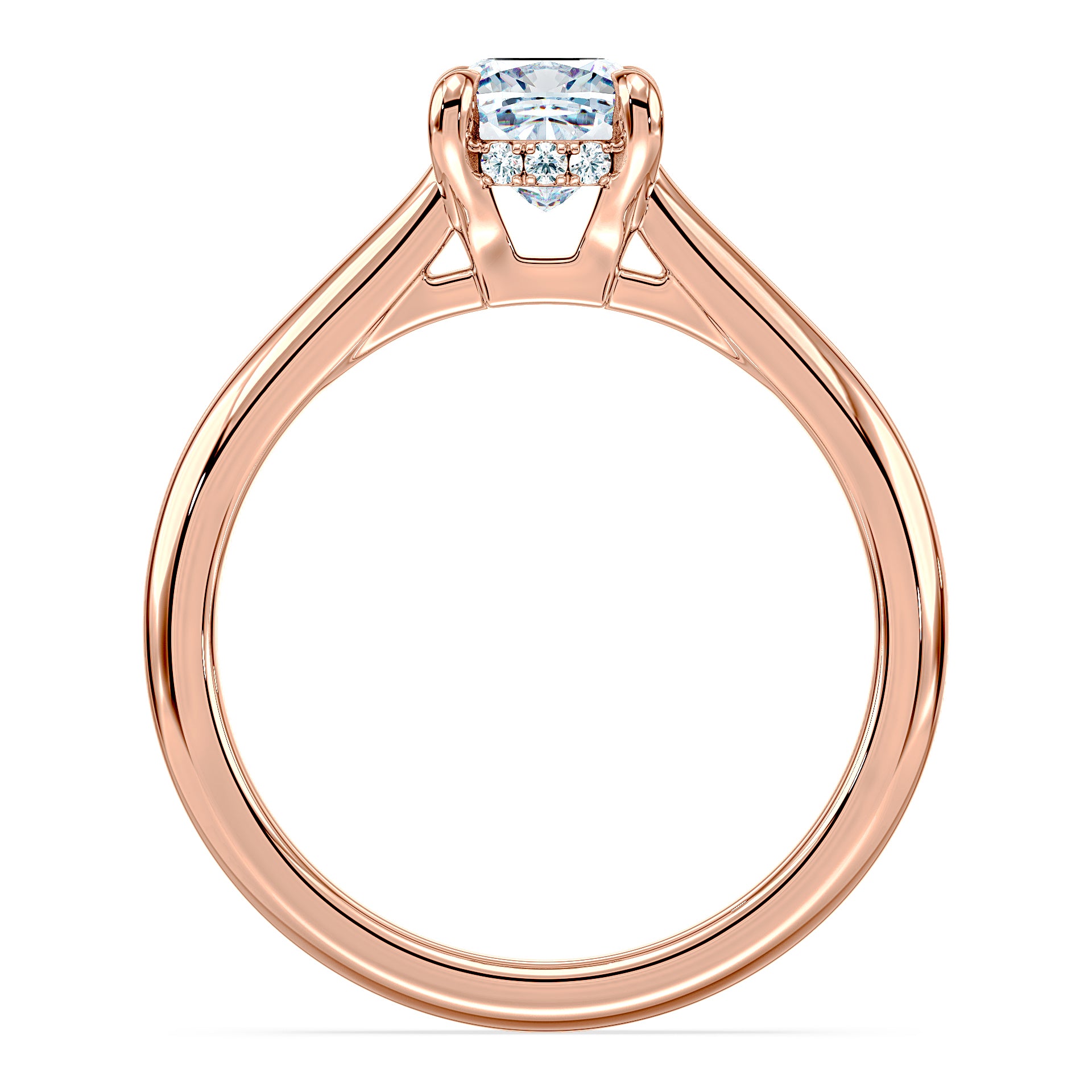 (Royal Asscher Cushion - Rose)