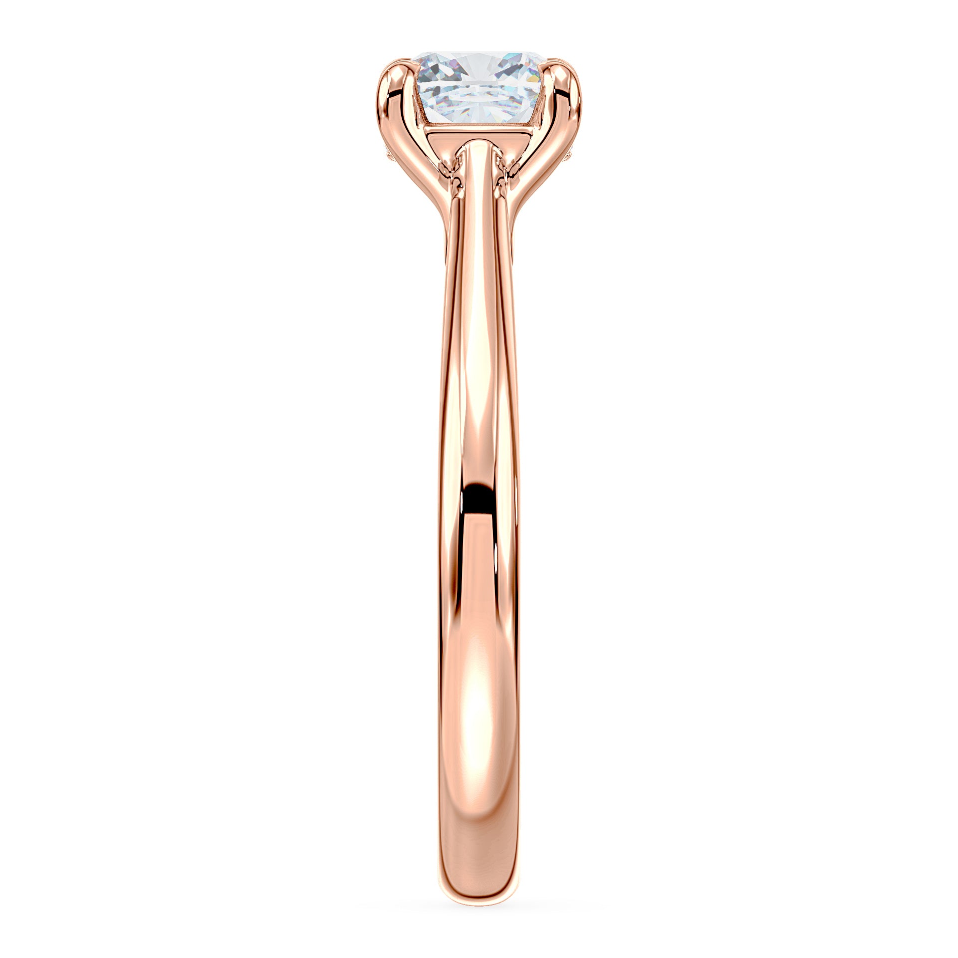 (Royal Asscher Cushion - Rose)
