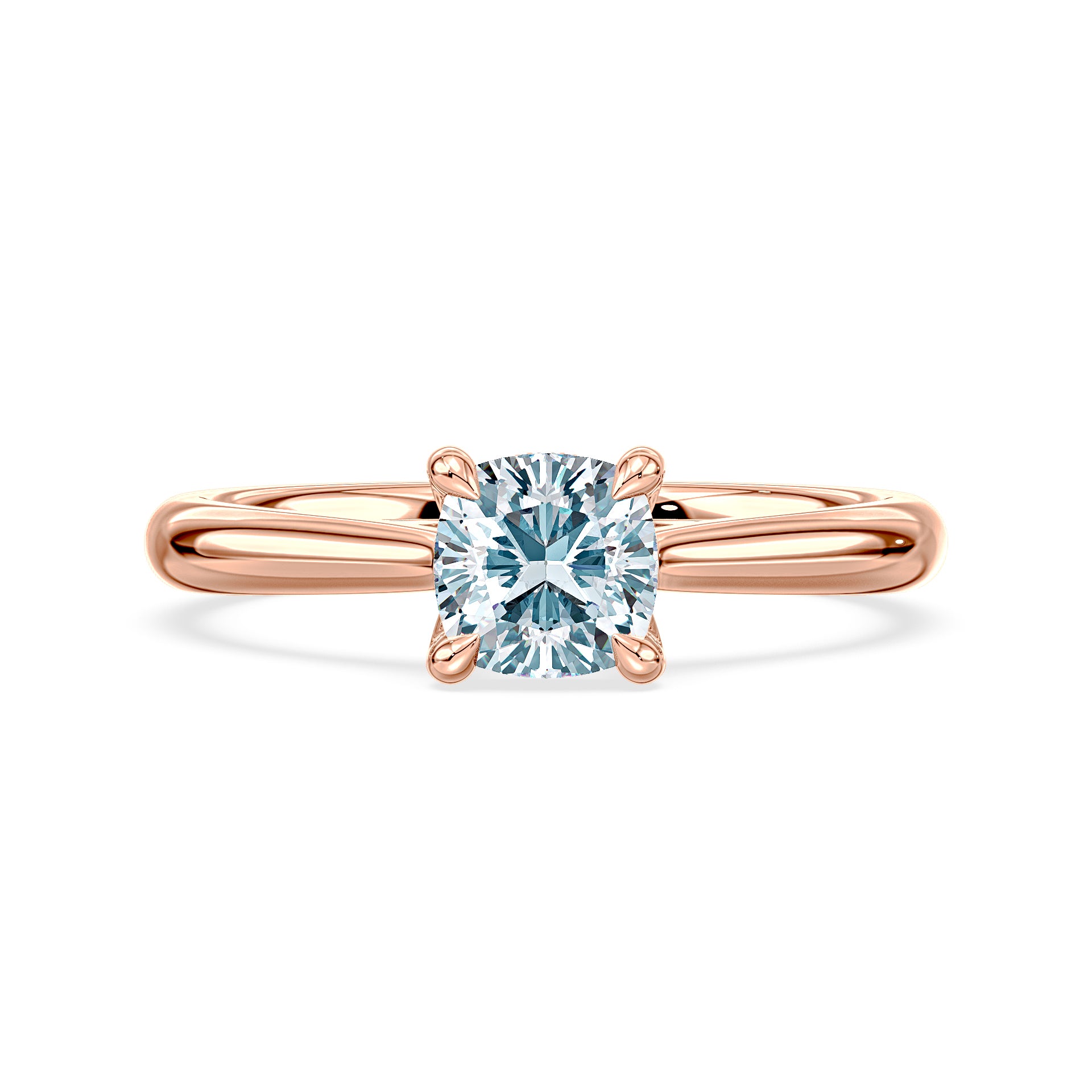 (Royal Asscher Cushion - Rose)
