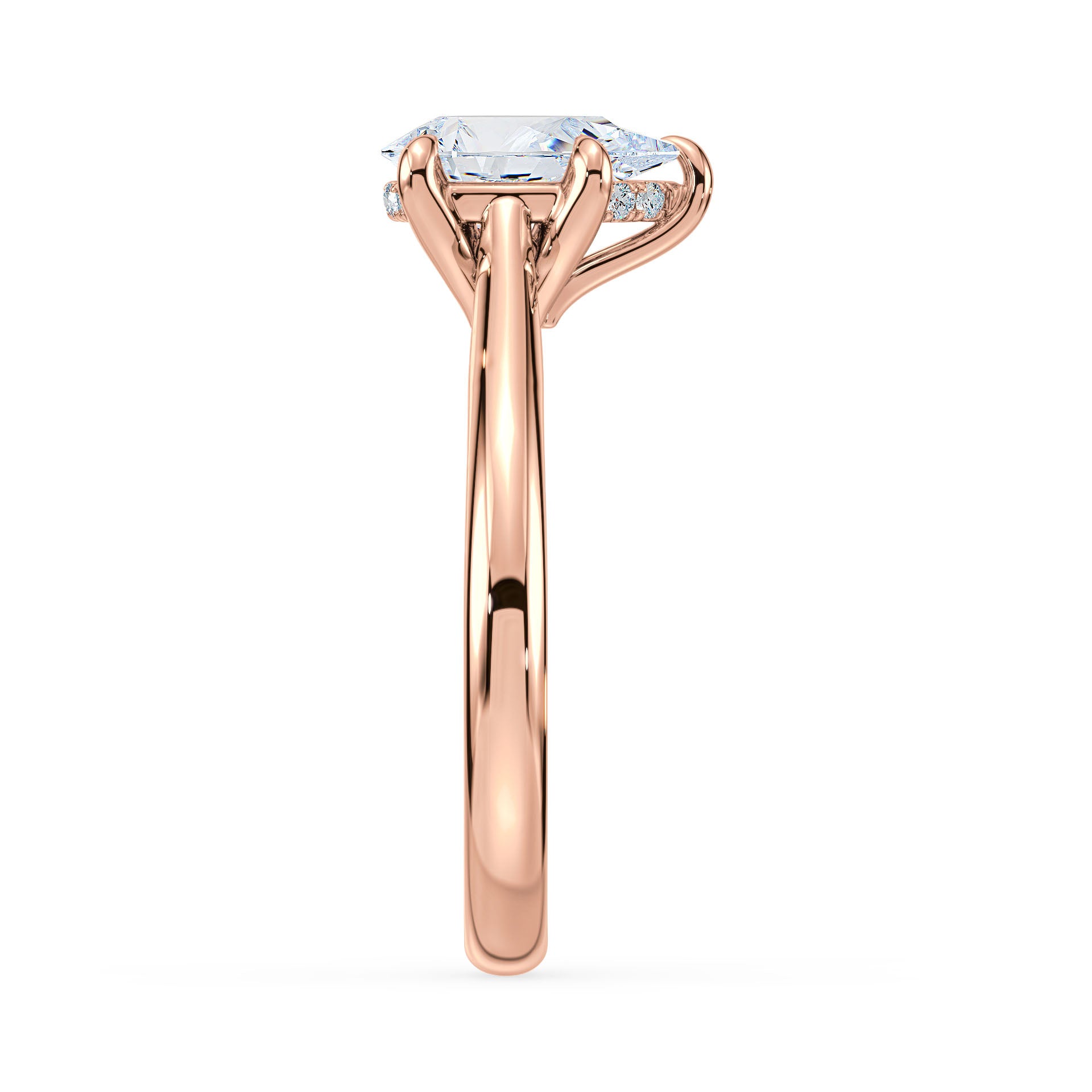 (Royal Asscher Pear - Rose)