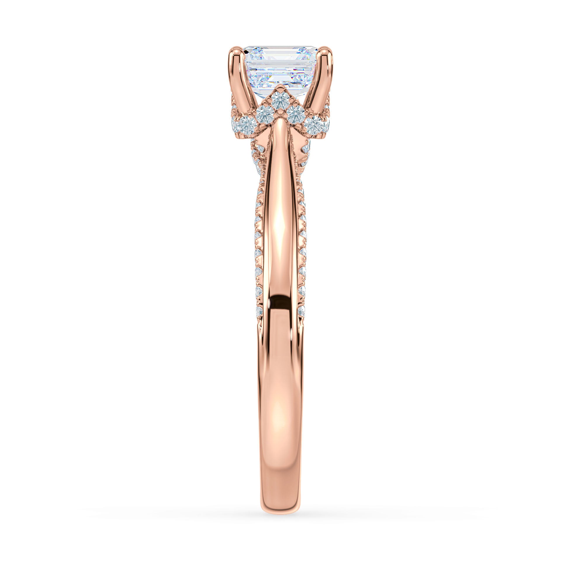 (Royal Asscher Cut - Rose)