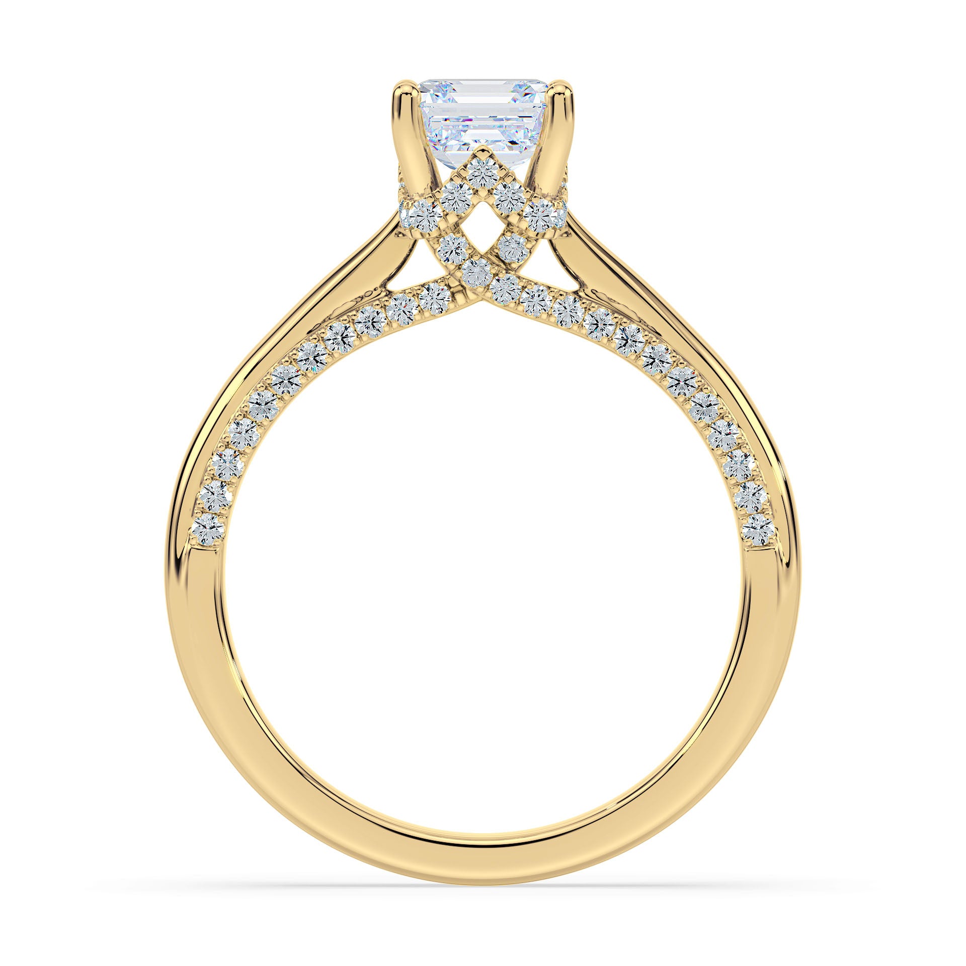 (Royal Asscher Cut - Yellow)