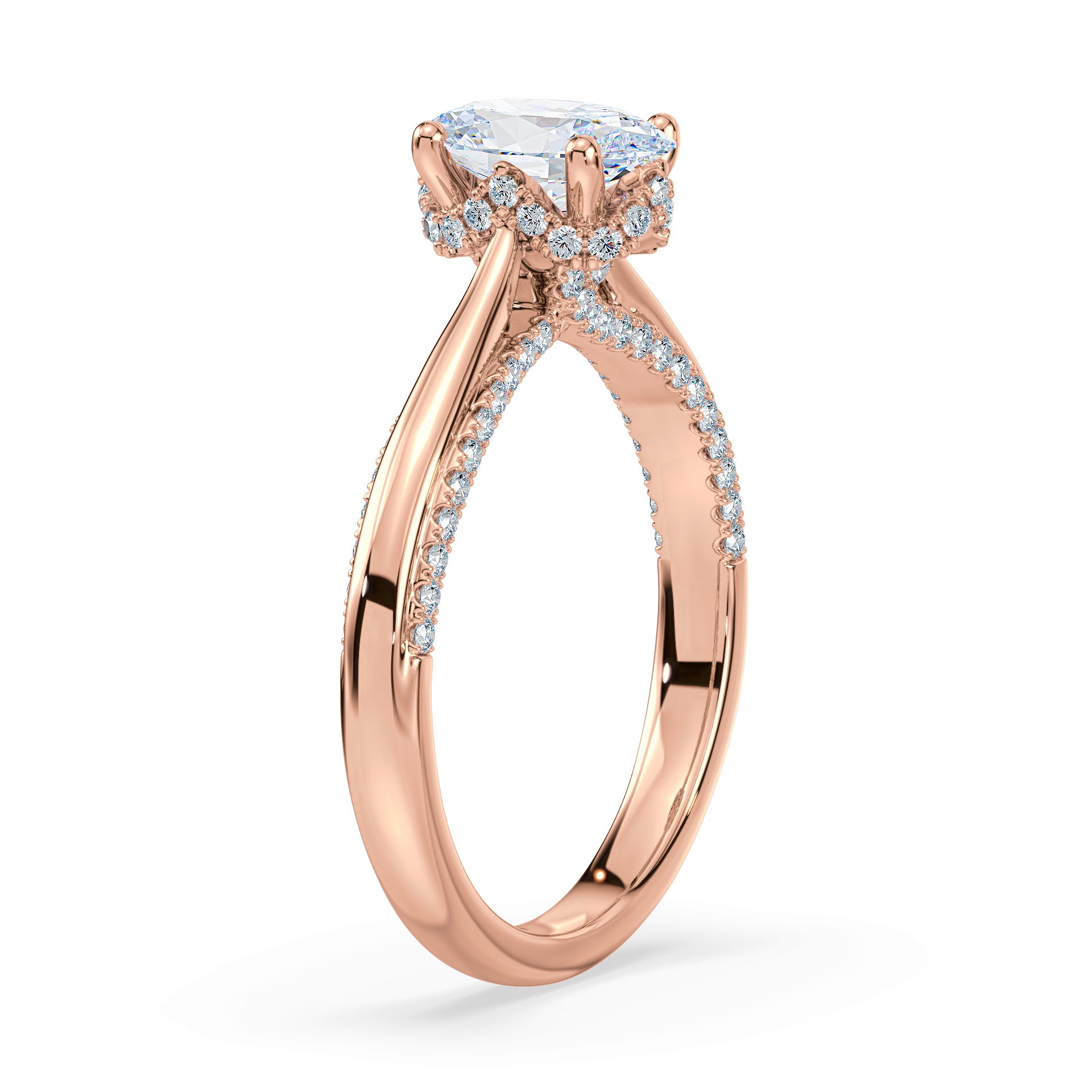 (Royal Asscher Oval - Rose)