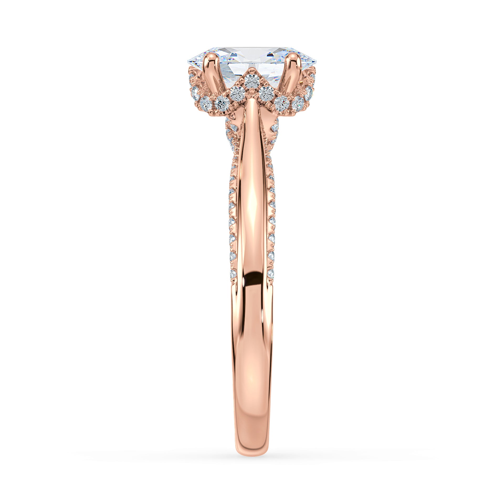 (Royal Asscher Oval - Rose)