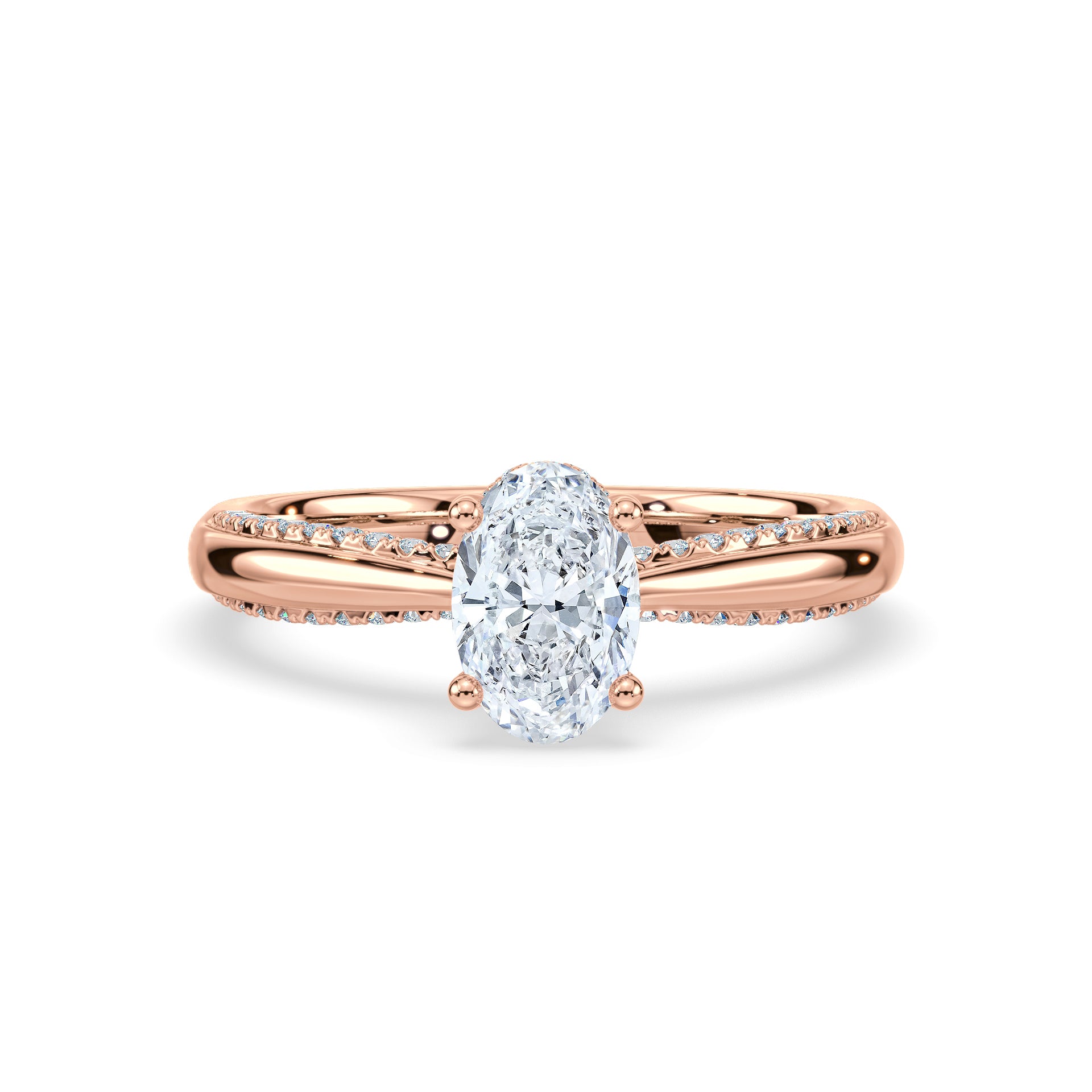 (Royal Asscher Oval - Rose)