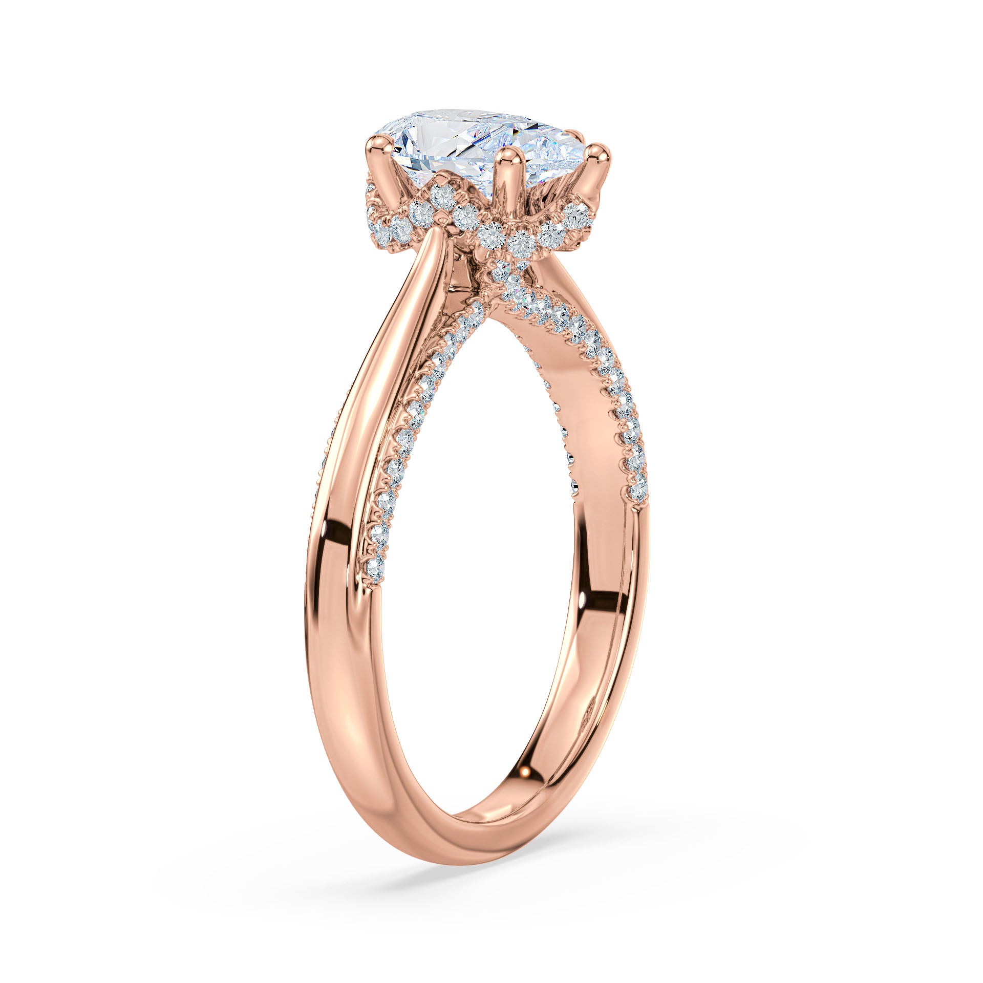 (Royal Asscher Pear - Rose)