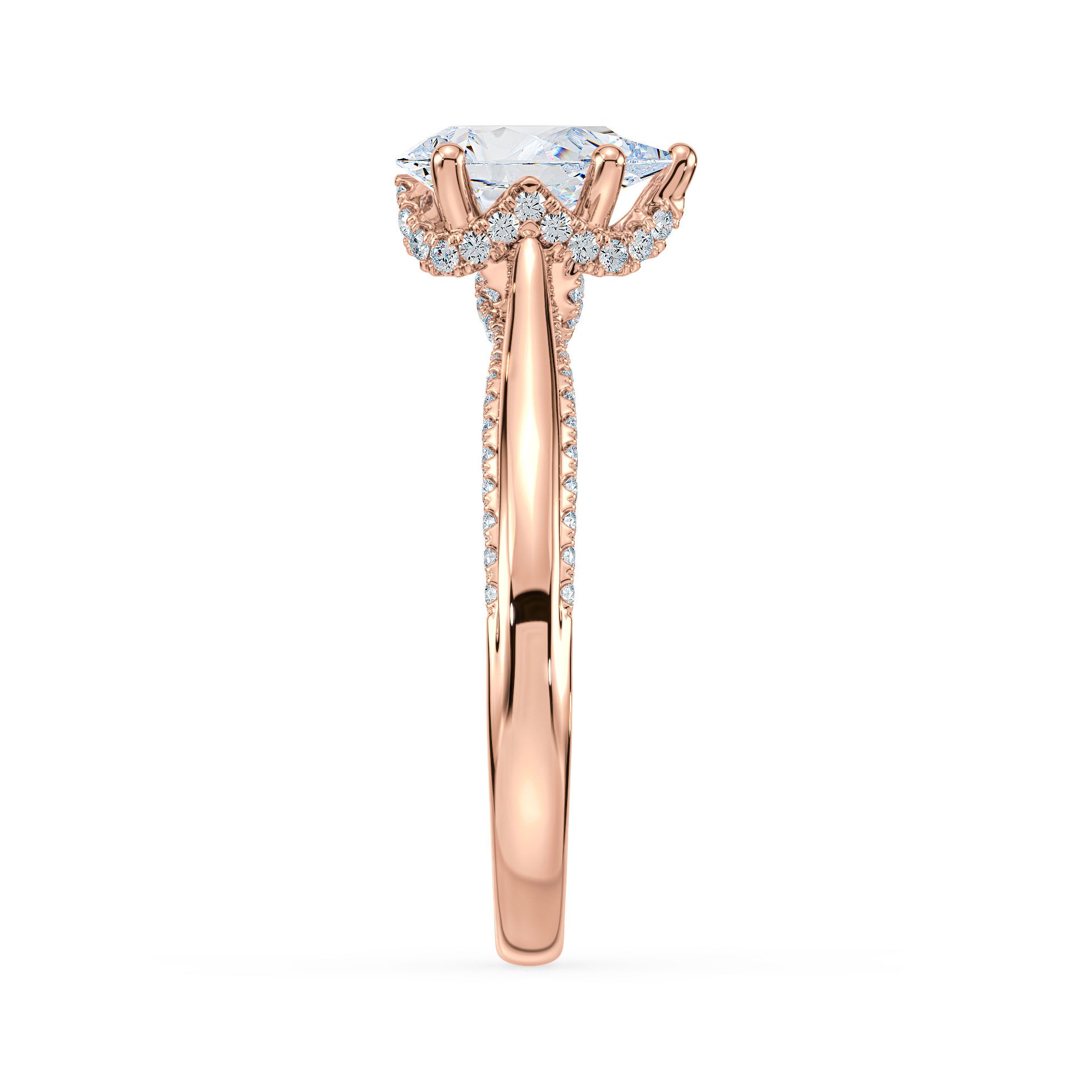(Royal Asscher Pear - Rose)