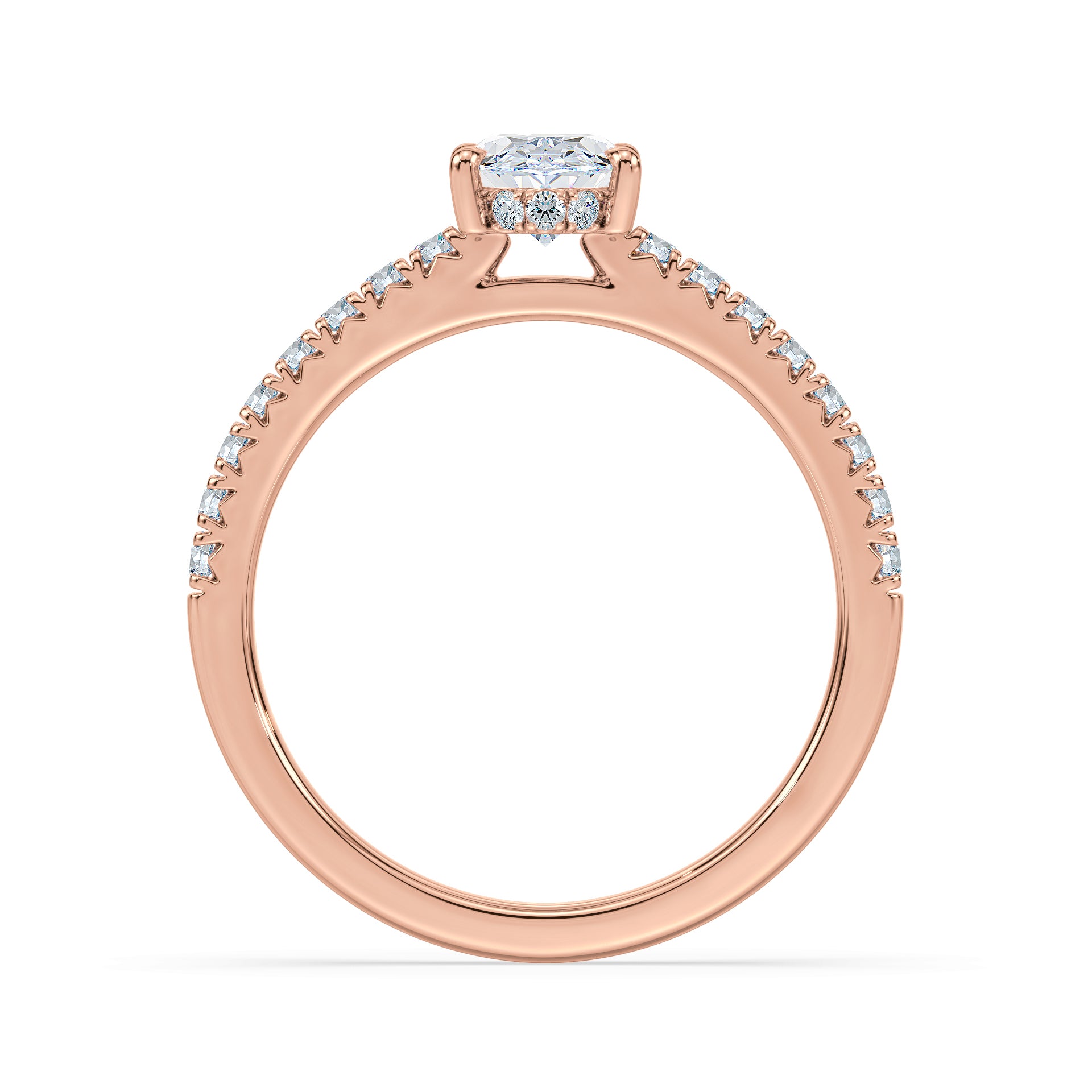 (Royal Asscher Oval - Rose)